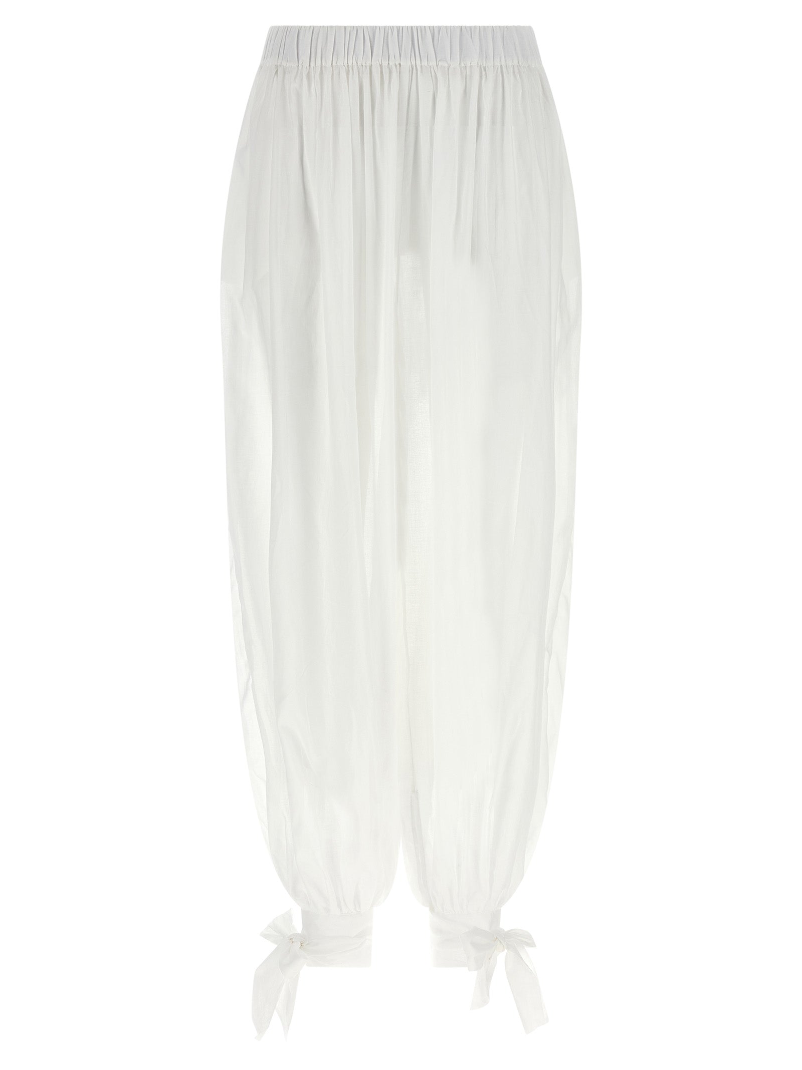 The Andamane Weiße Baumwollhose im Casual-Look