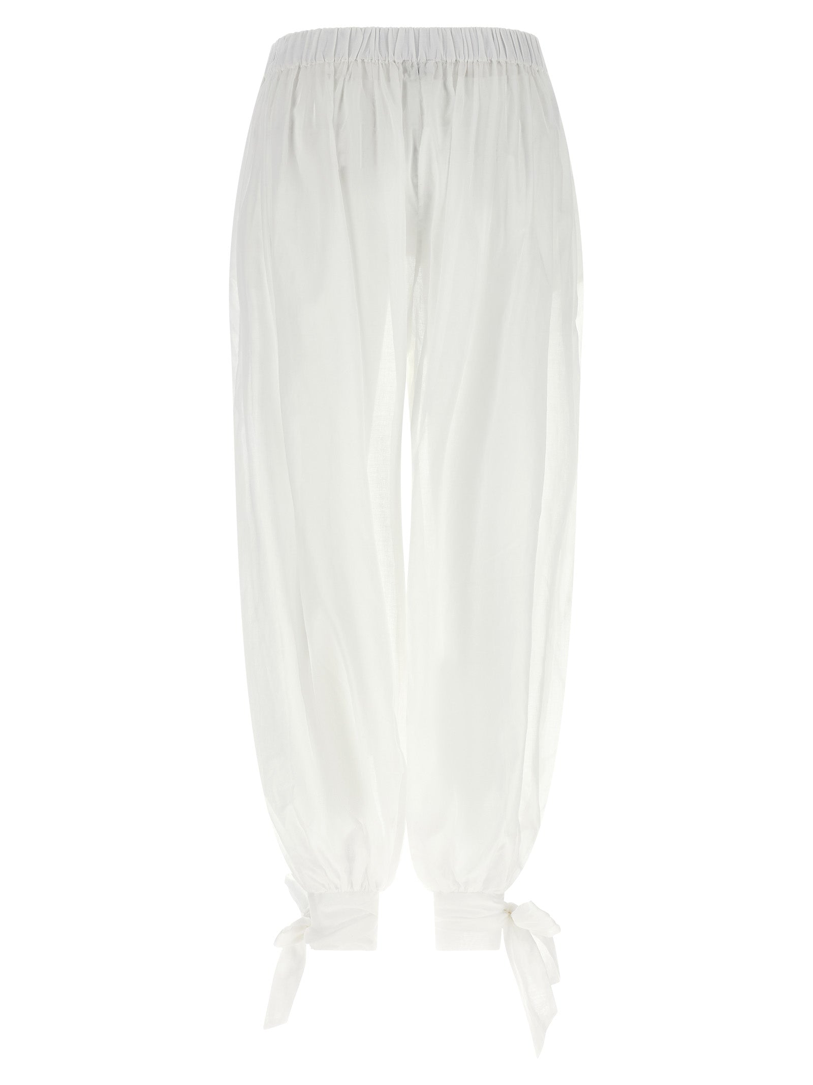 The Andamane Weiße Baumwollhose im Casual-Look