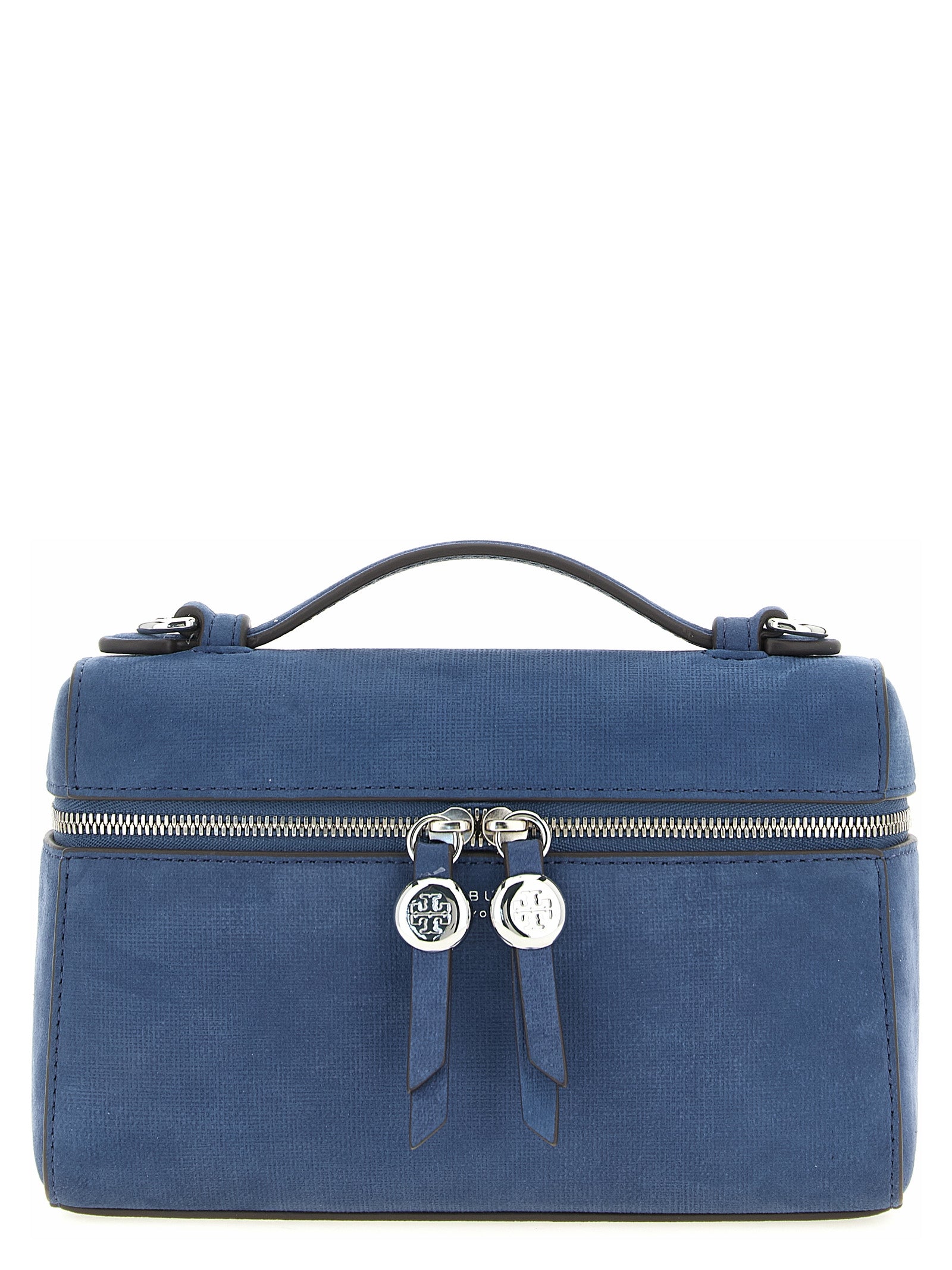 Tory Burch Handtasche aus blauem Lammleder