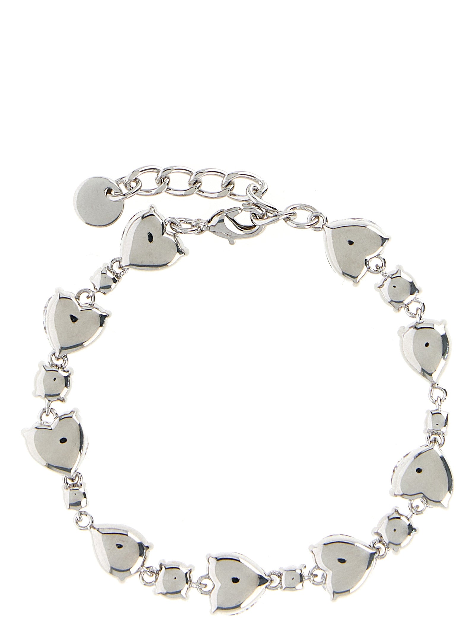 Self-Portrait Armband aus Messing mit Silber-Finish