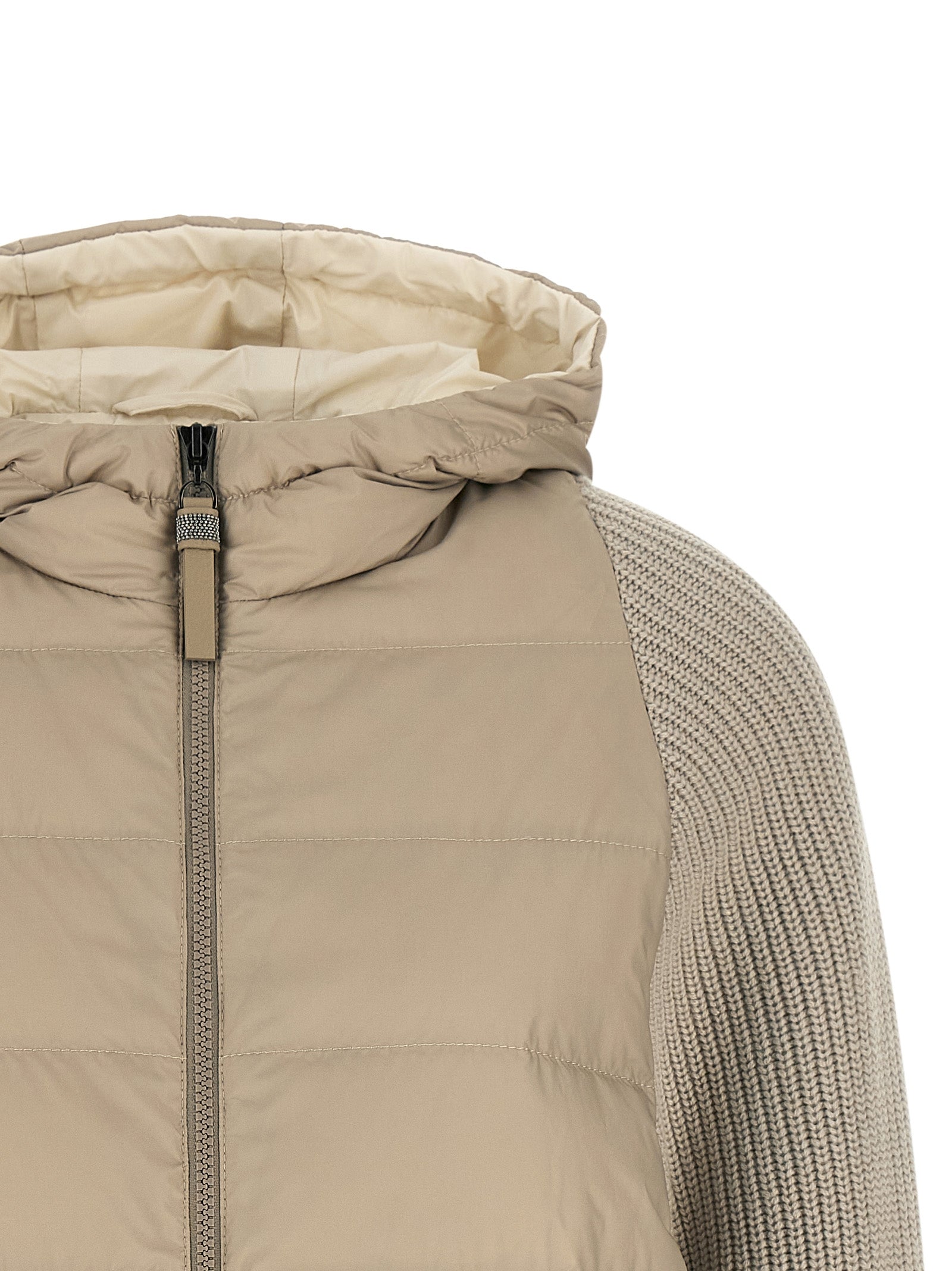 Brunello Cucinelli Beiger Wollmantel