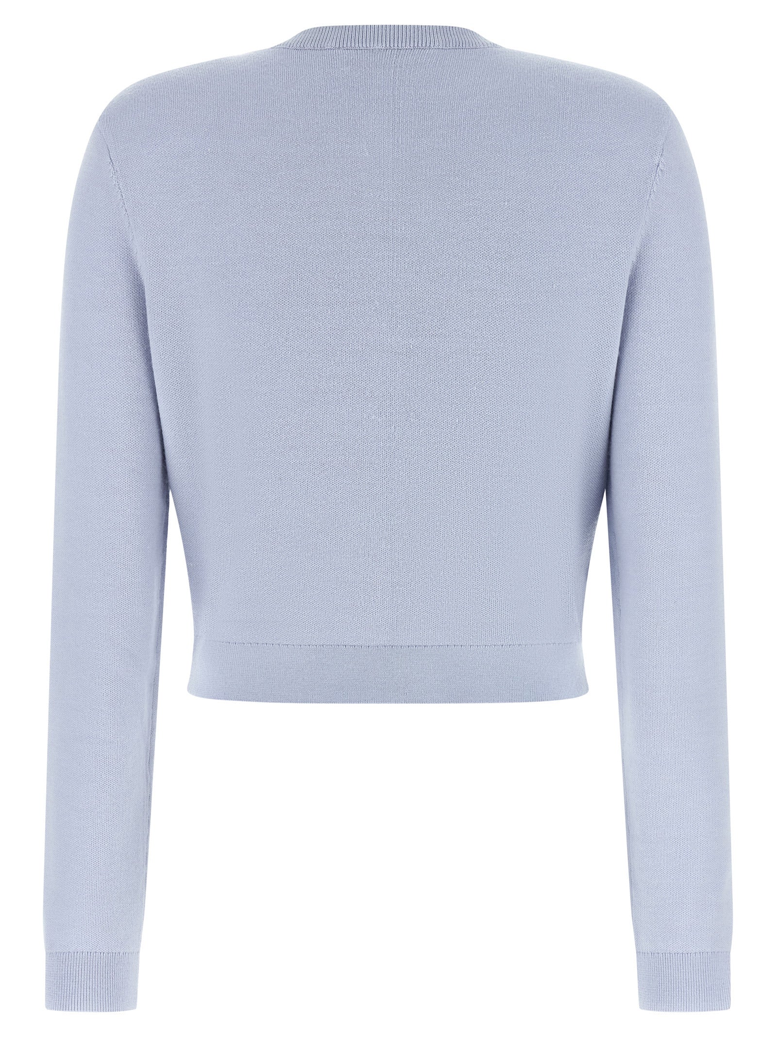 Self-Portrait Blauer Cardigan aus Polyester