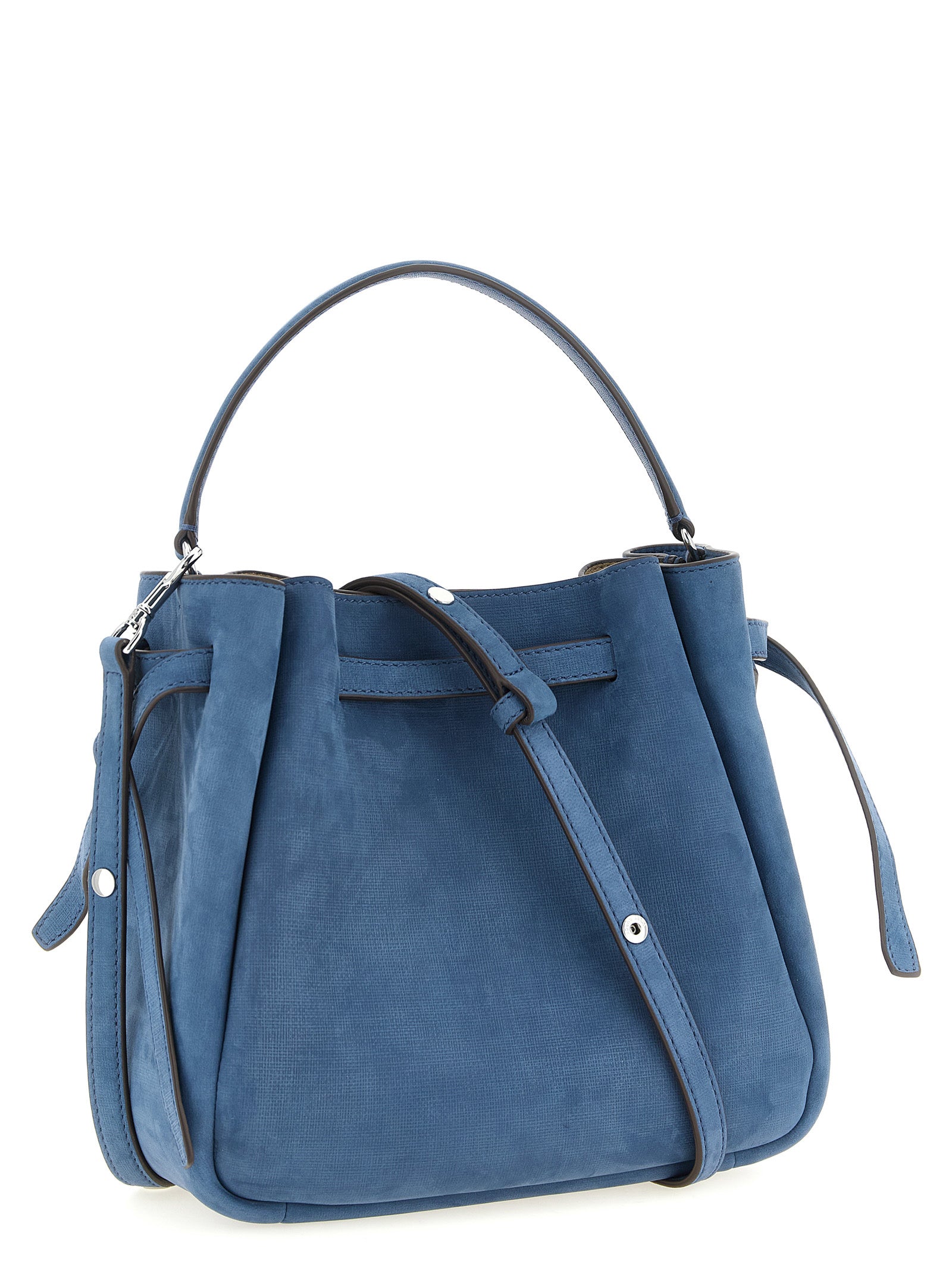 Tory Burch Handtasche aus blauem Lammleder