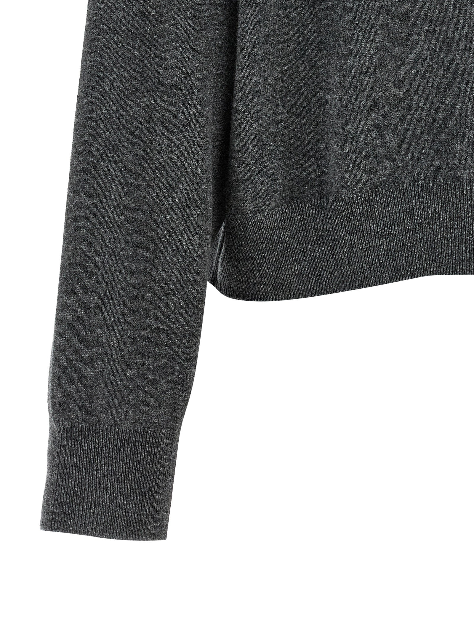 Brunello Cucinelli Grauer Kaschmir-Strickjacke