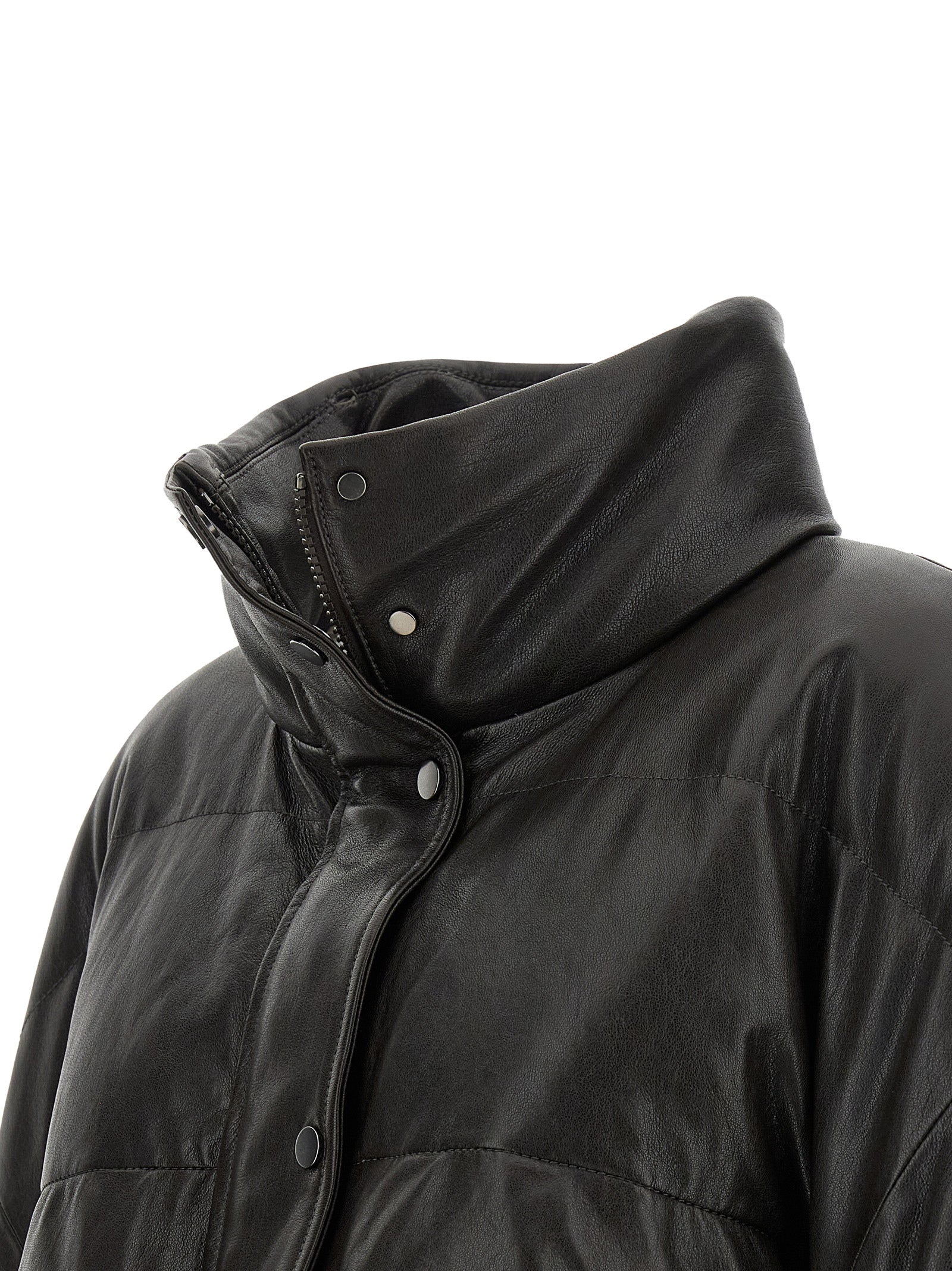 Brunello Cucinelli Braune Lammlederjacke