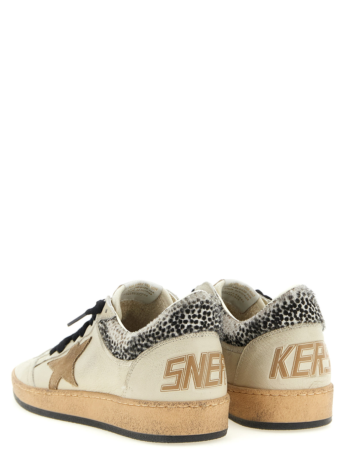 Golden Goose Beige Ziegenleder Low-Top-Sneaker