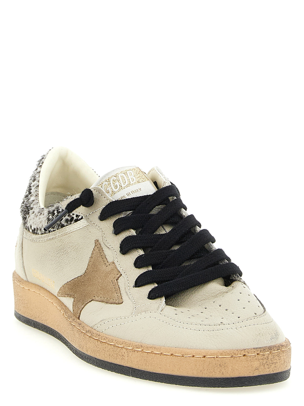 Golden Goose Beige Ziegenleder Low-Top-Sneaker