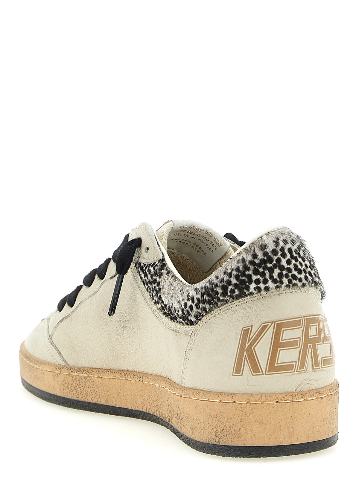 Golden Goose Beige Ziegenleder Low-Top-Sneaker