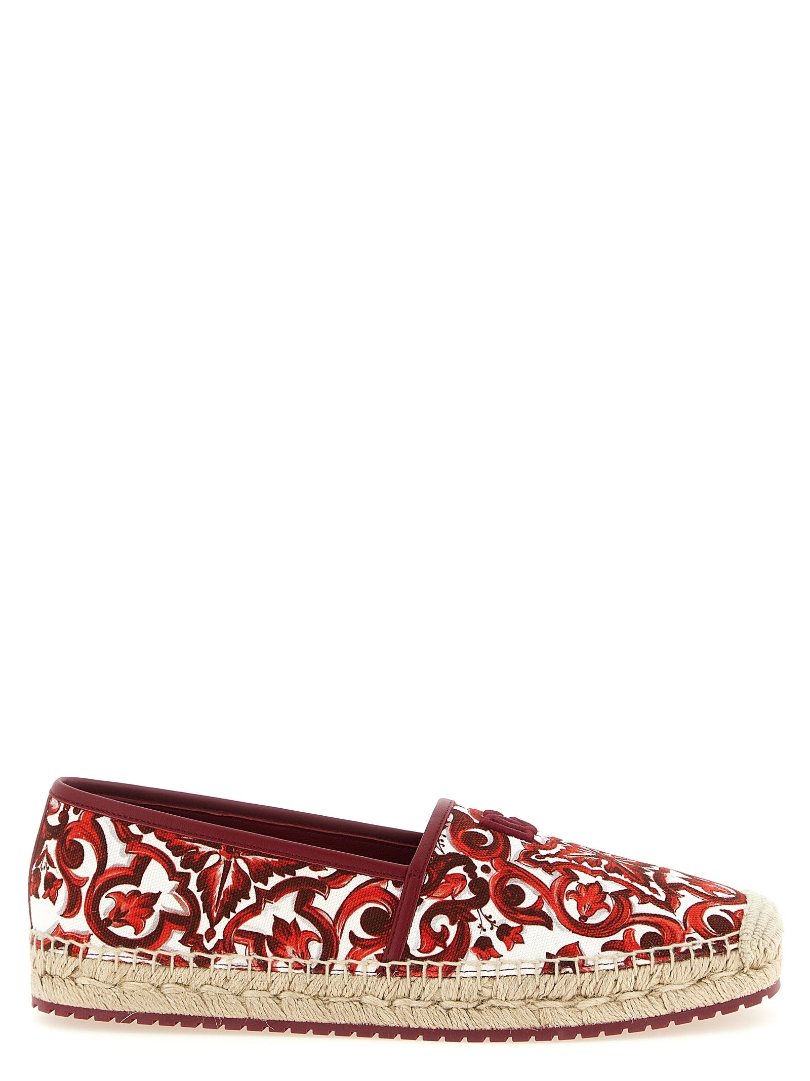 Dolce & Gabbana Mehrfarbige Espadrilles aus Baumwolle