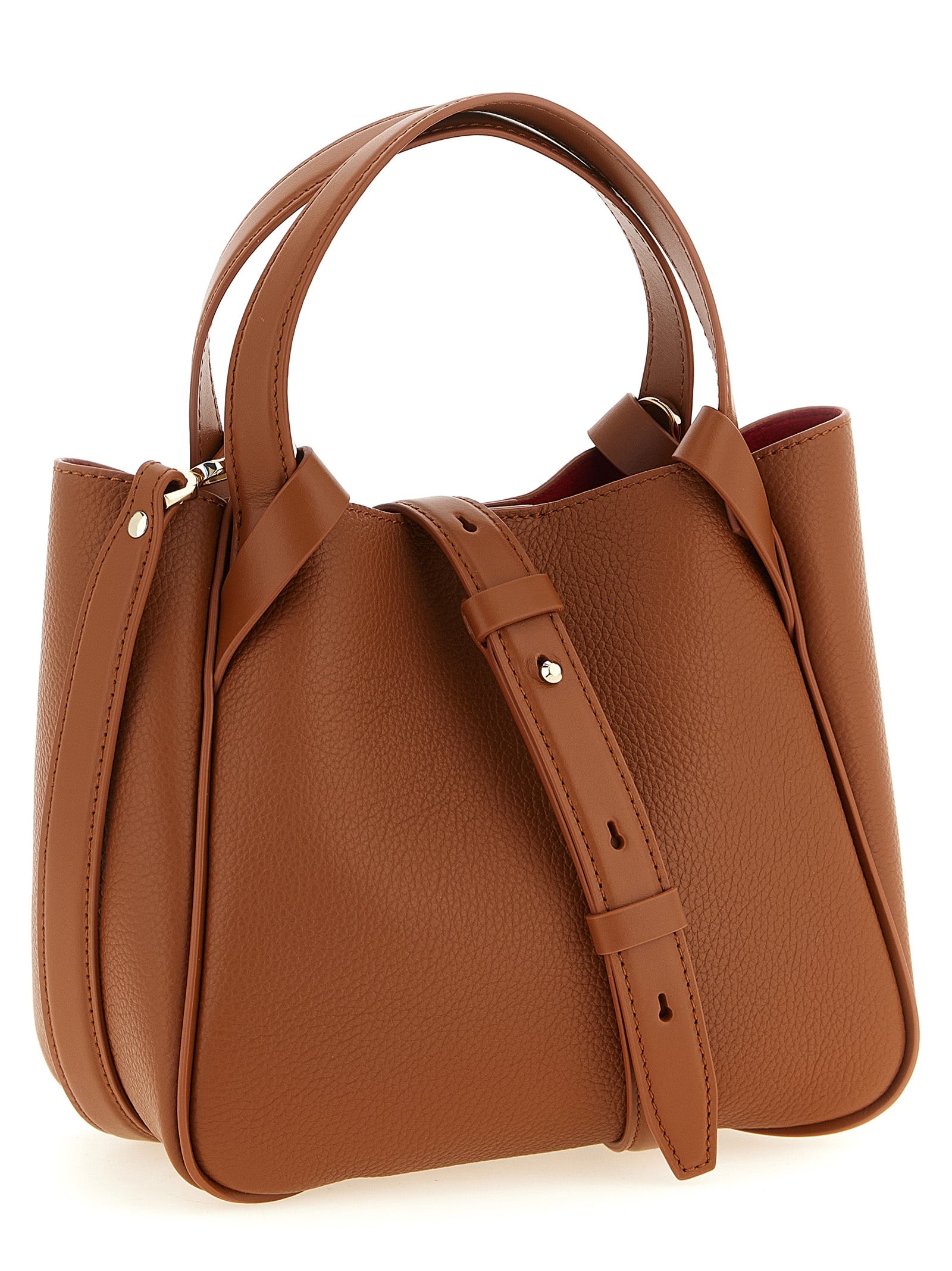 Christian Louboutin Braune Kalbsleder-Tote Bag