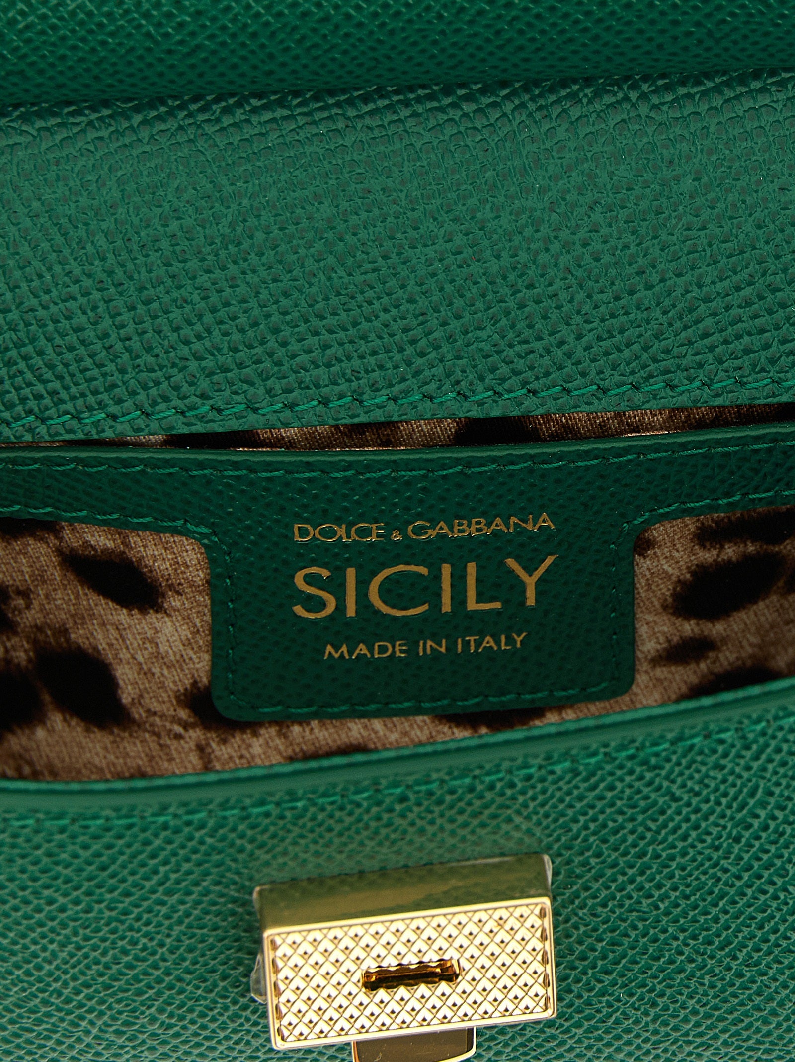 Dolce & Gabbana Zweifarbige Kalbsleder-Handtasche