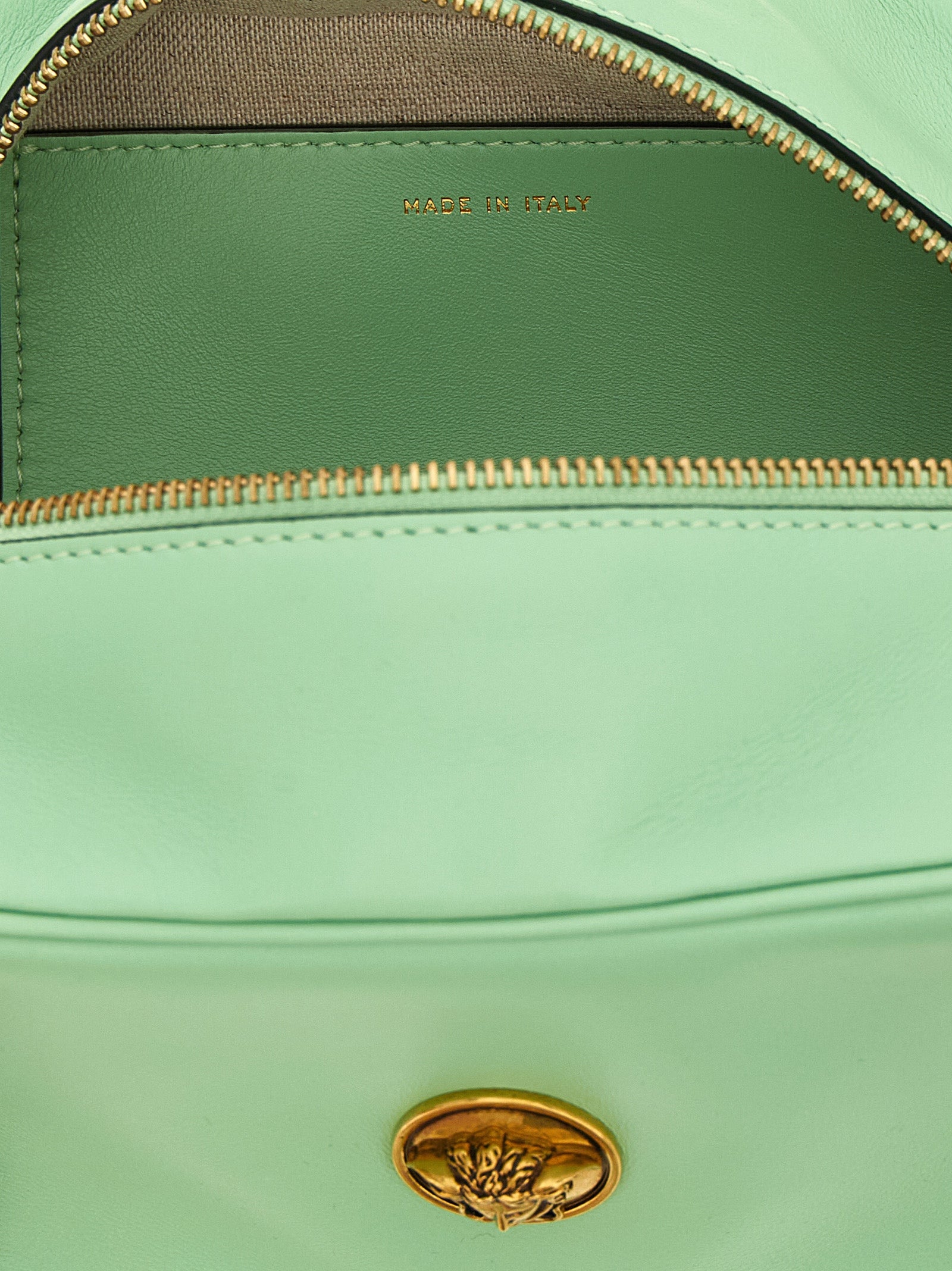 Versace Schultertasche aus zweifarbigem Lammleder