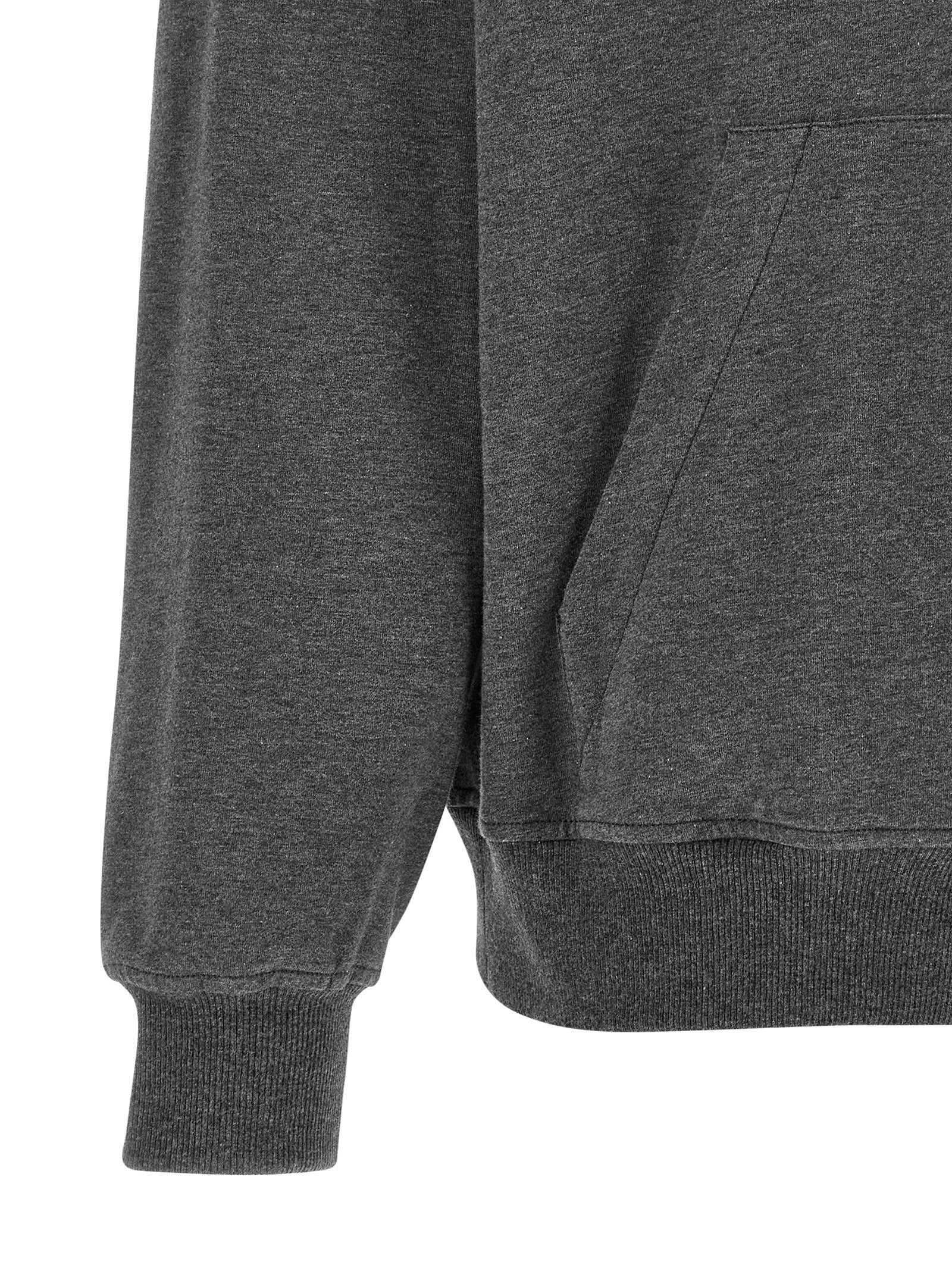 Brunello Cucinelli Grauer Baumwollpullover