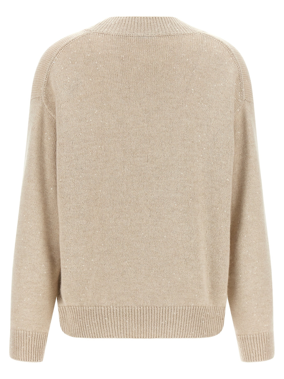 Brunello Cucinelli Beige Cashmere Cardigan