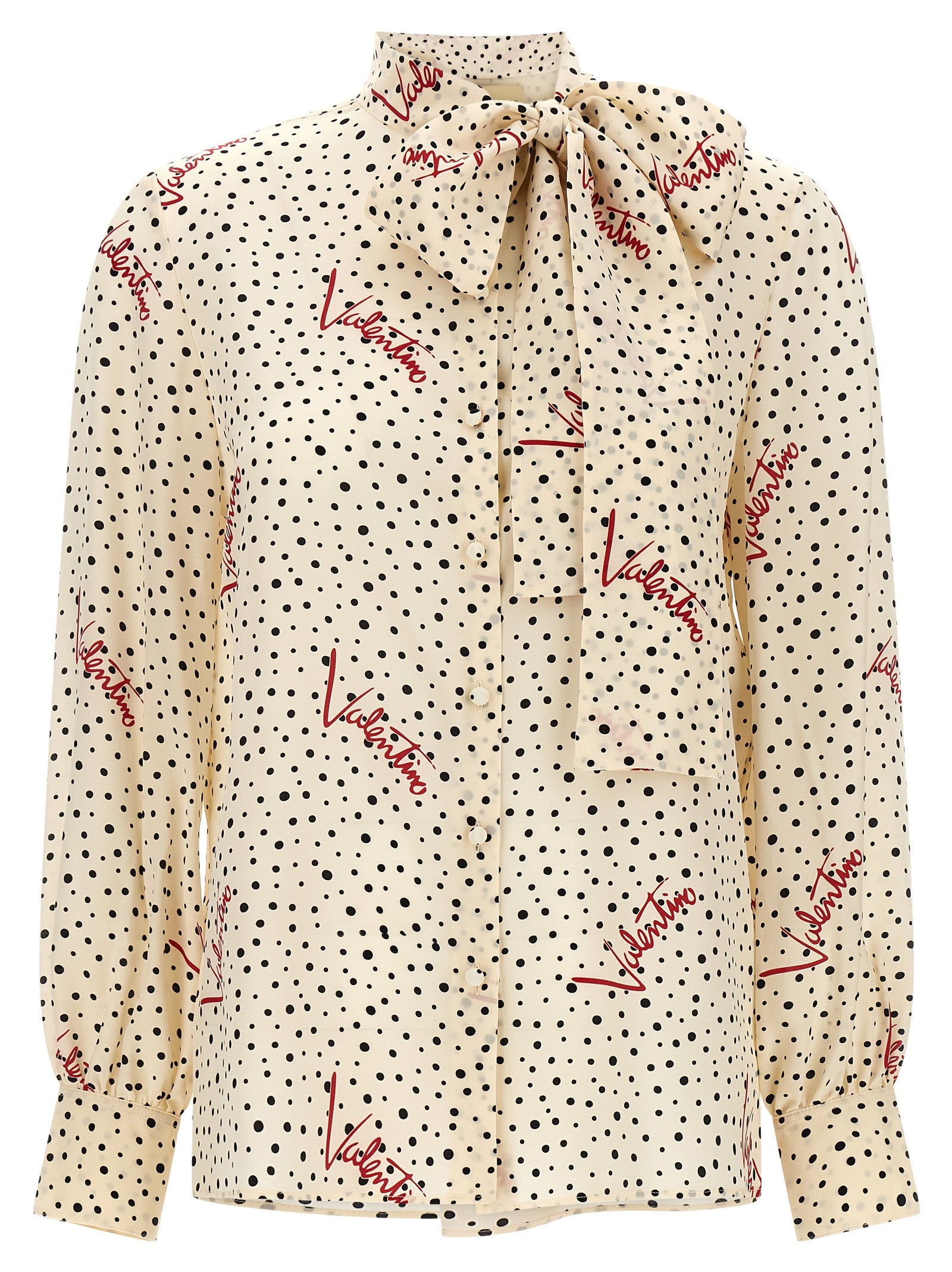 Valentino Garavani Mehrfarbige Seidenbluse