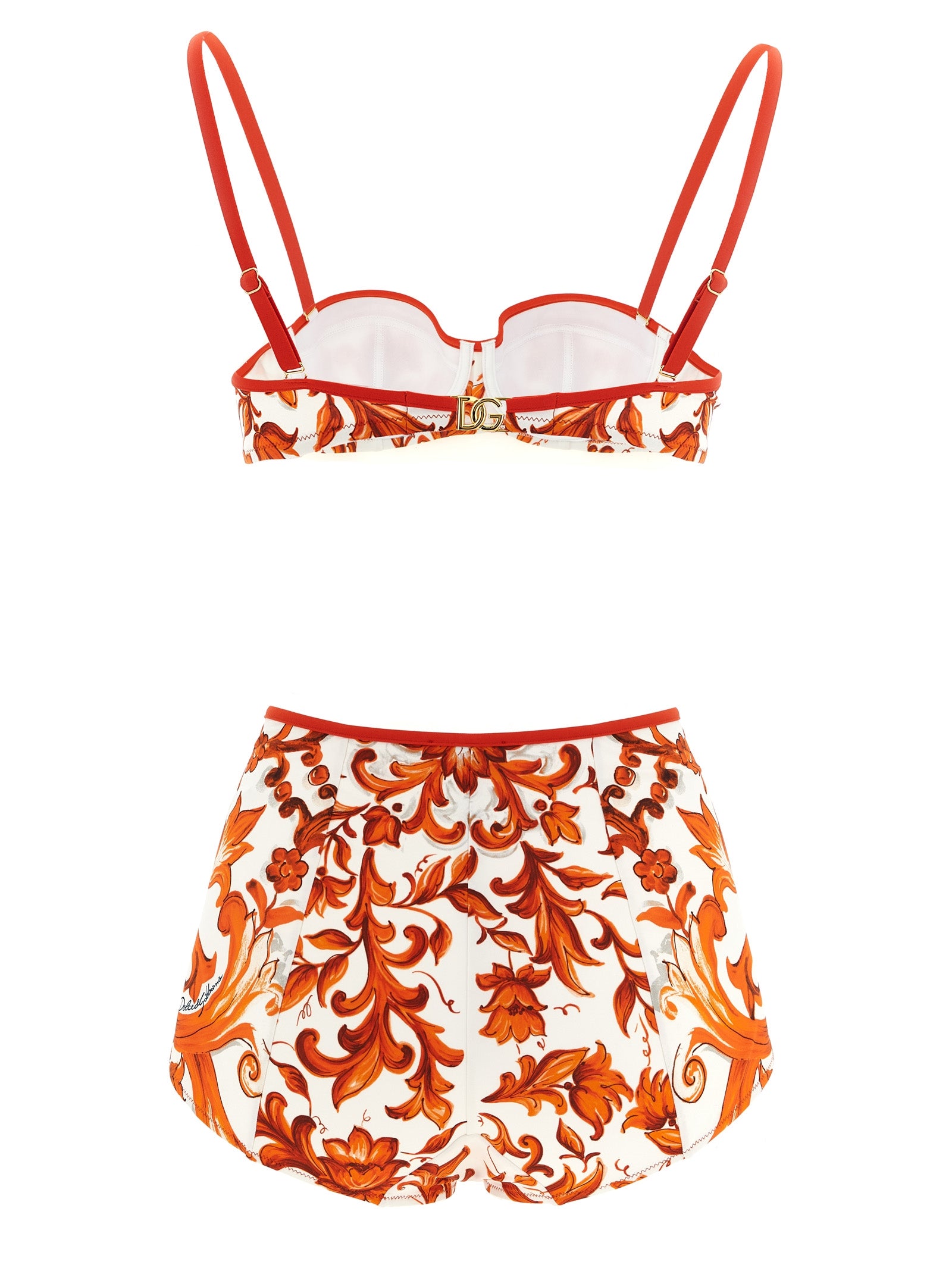 Dolce & Gabbana Orange Polyamid-Bikini