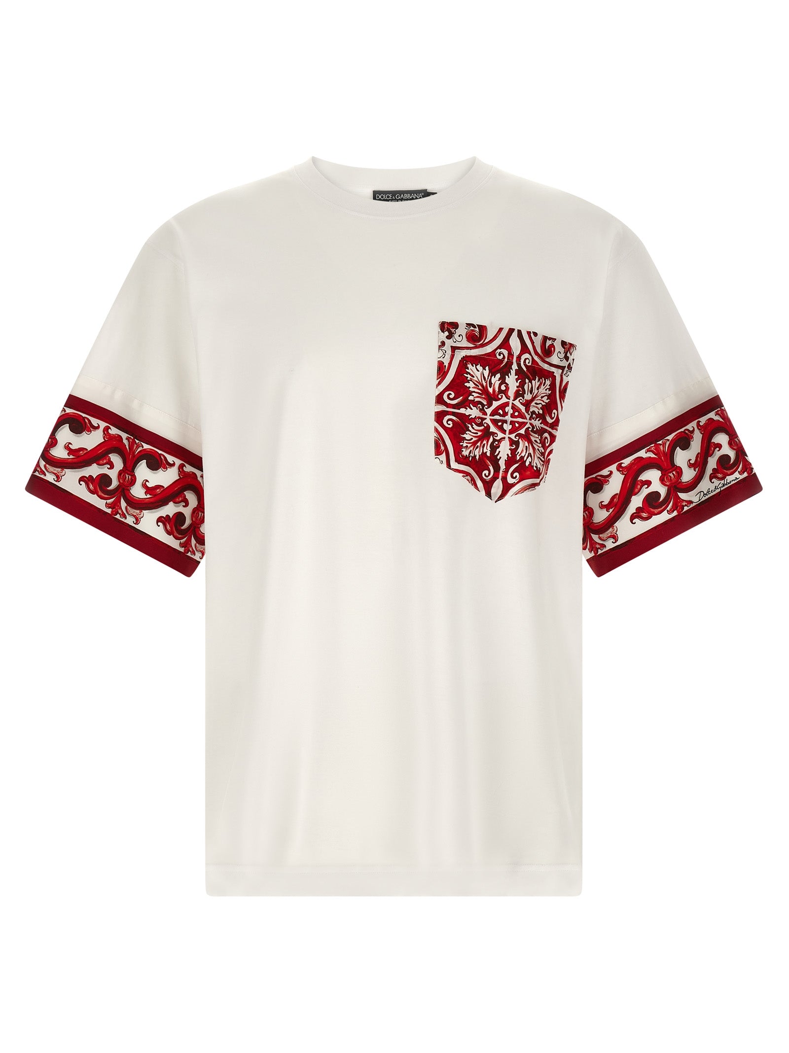 Dolce & Gabbana Mehrfarbiges Baumwoll-T-Shirt