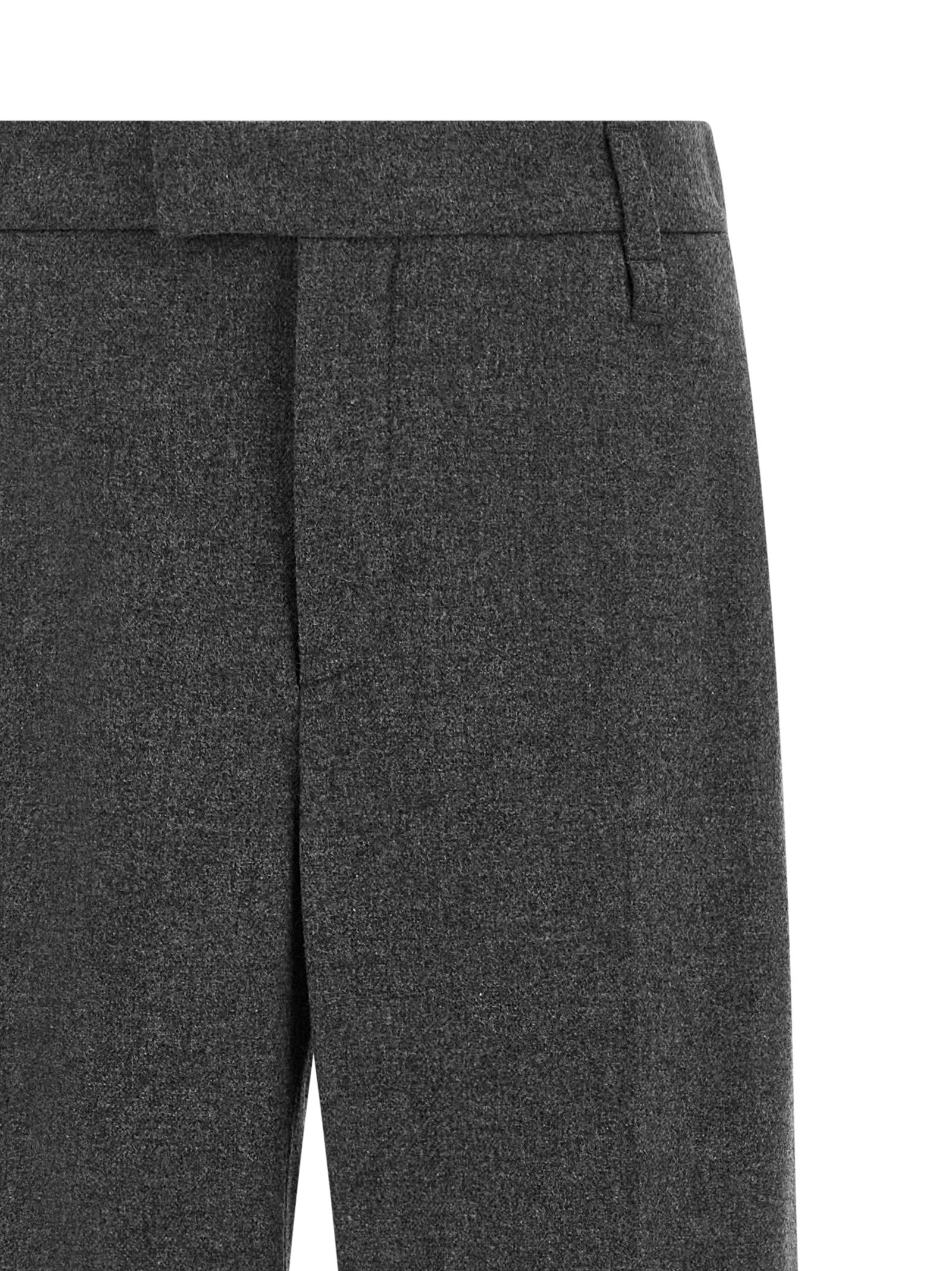 Brunello Cucinelli Graue Hose aus reiner Schurwolle