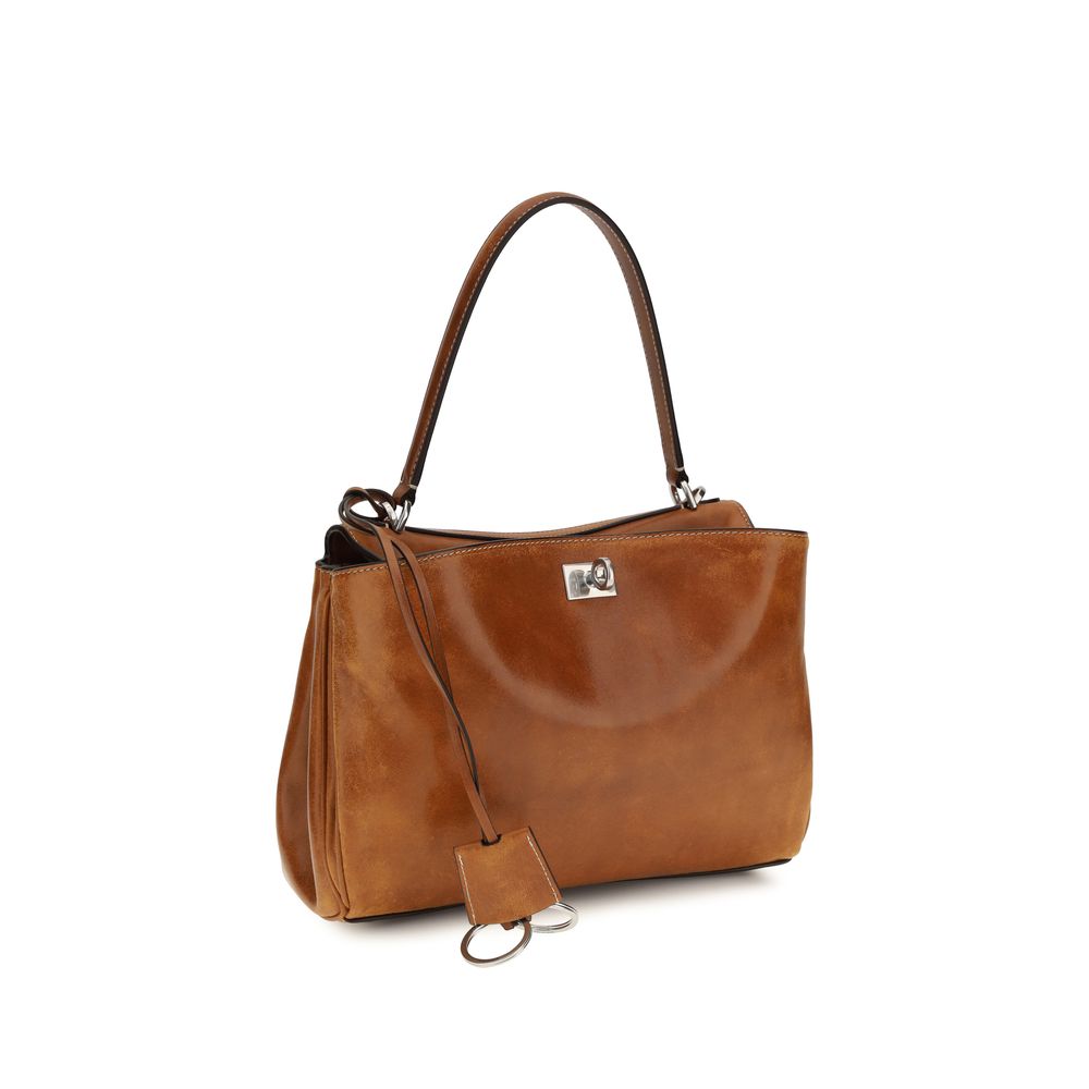 Balenciaga Braune Lammleder Schultertasche Ovis Aries Aries