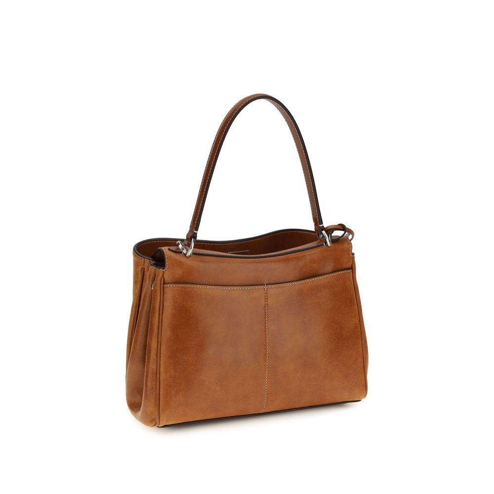 Balenciaga Braune Lammleder Schultertasche Ovis Aries Aries