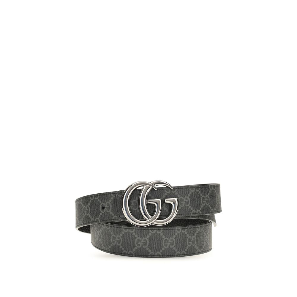 Gucci Schwarzer Kalbsleder Bos Taurus Regular Gürtel