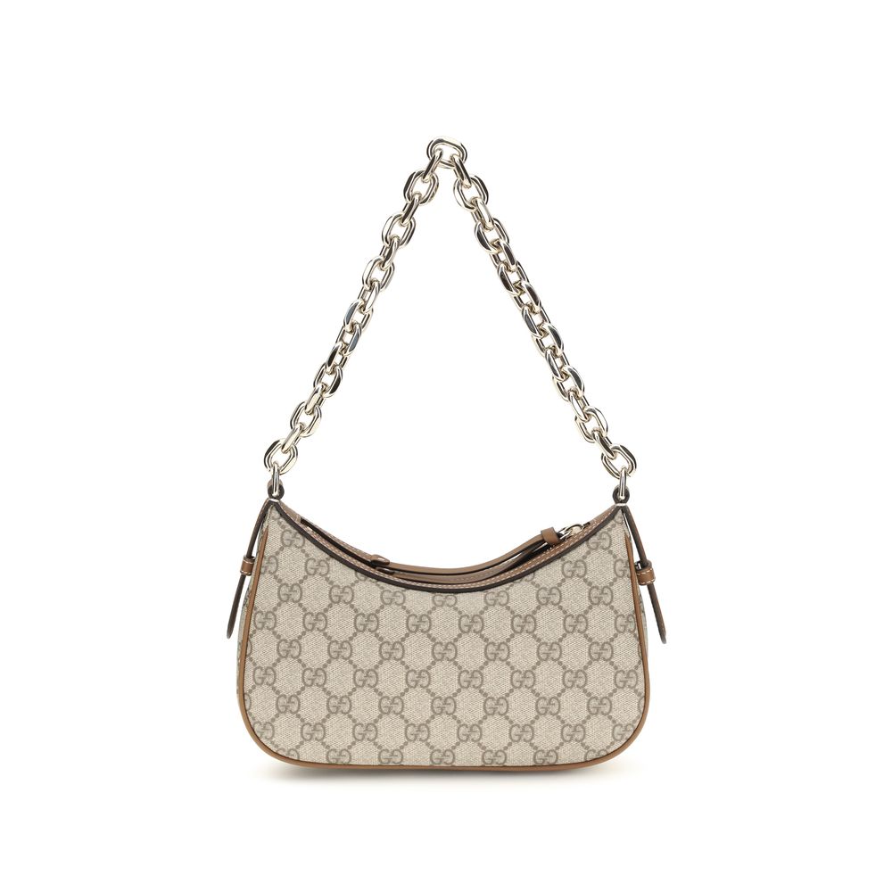 Gucci Beige Stoff-Handtasche