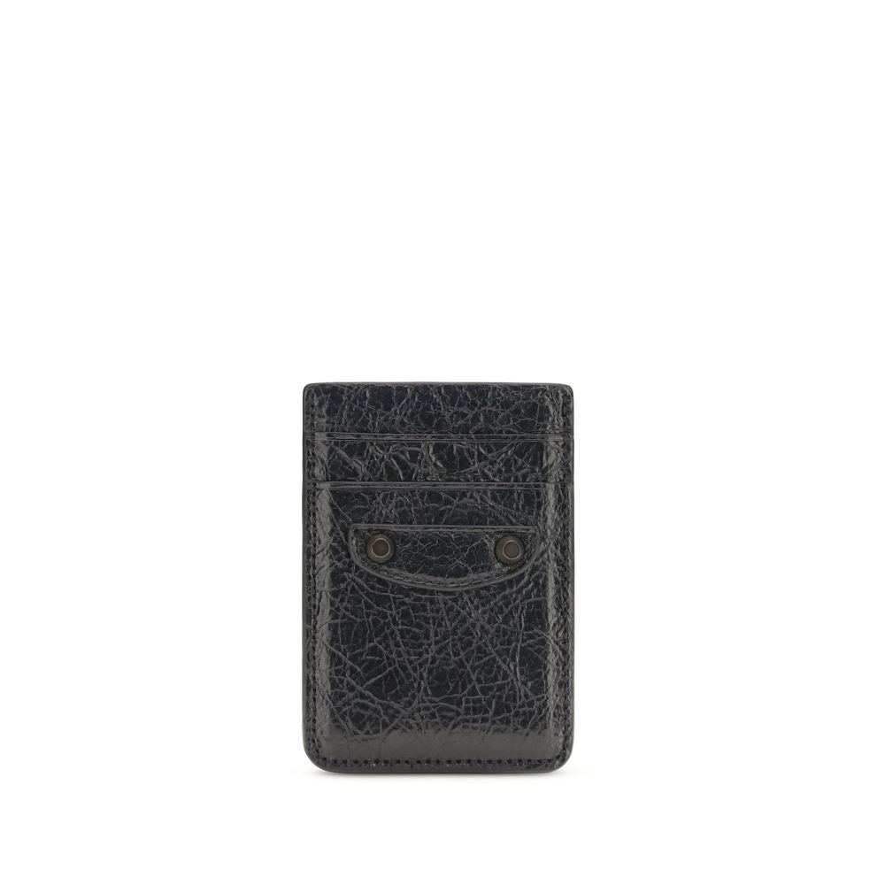 Balenciaga Schwarzes Lamm Ovis Aries Aries Portemonnaie