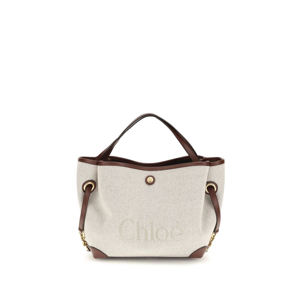 Chloé Beige Stoff-Handtasche