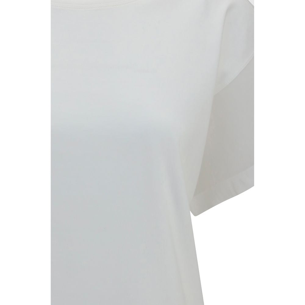 Brunello Cucinelli Weißes Baumwoll-T-Shirt