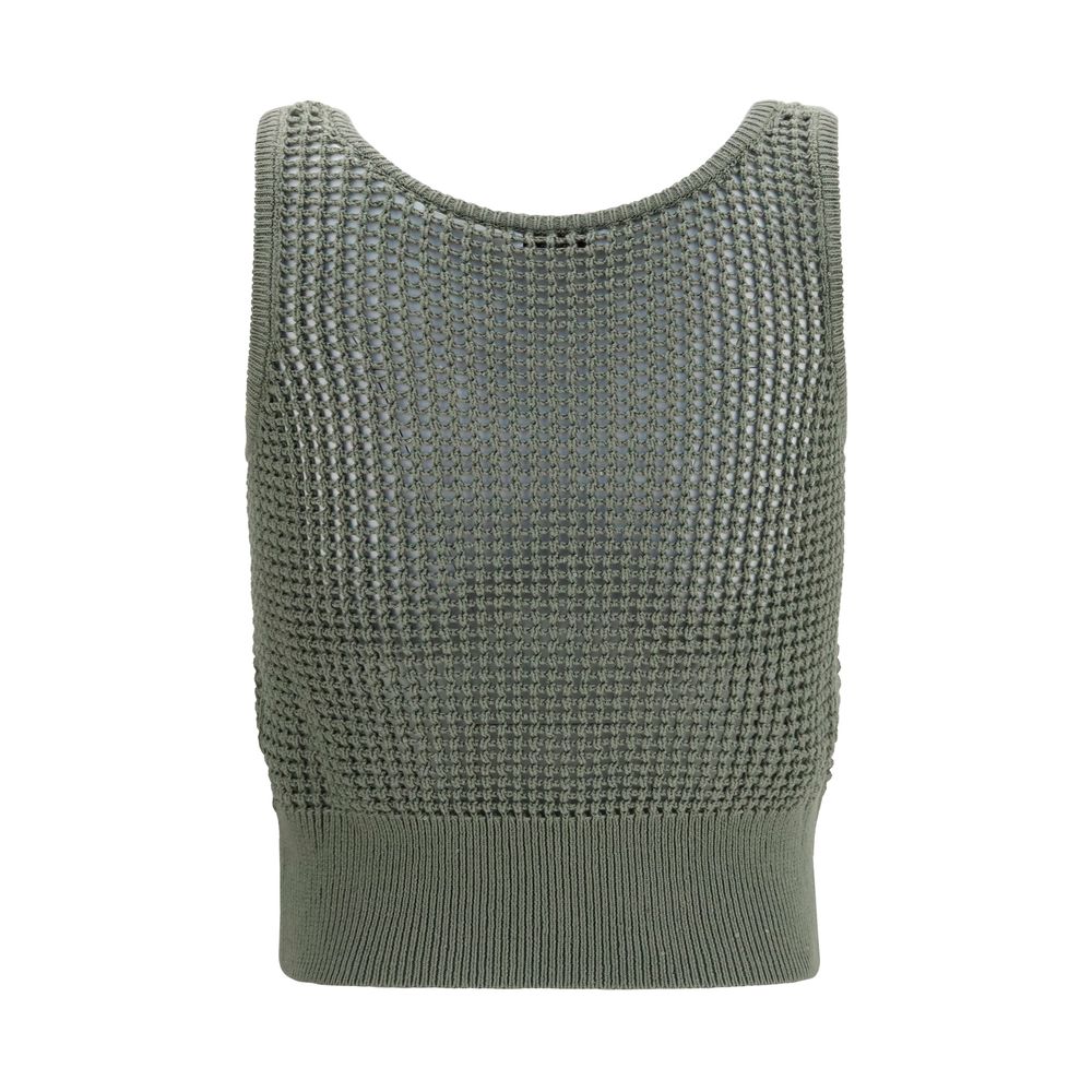 Brunello Cucinelli Zweifarbige Baumwoll-Tanktops