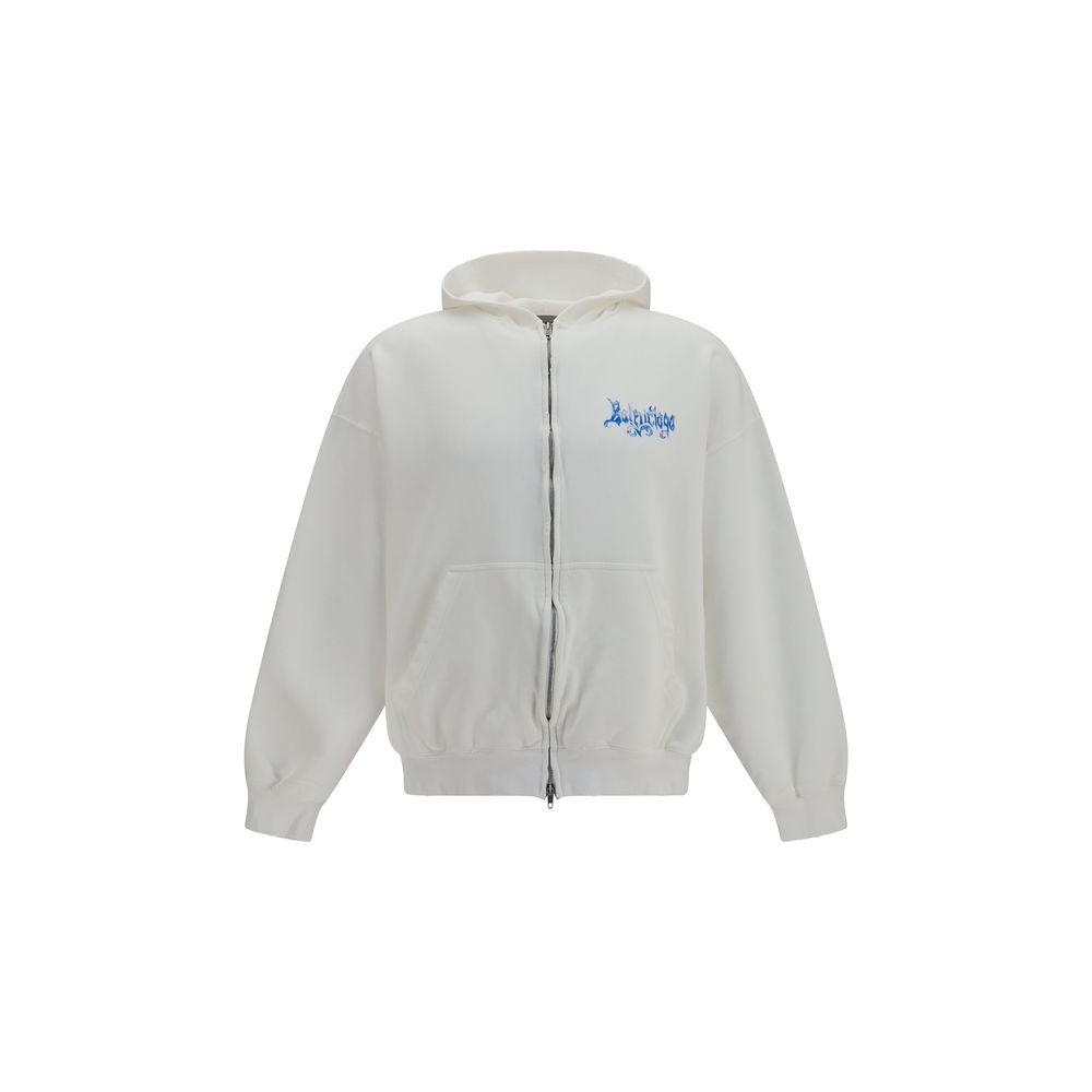 Balenciaga Weißes Baumwoll-Sweatshirt