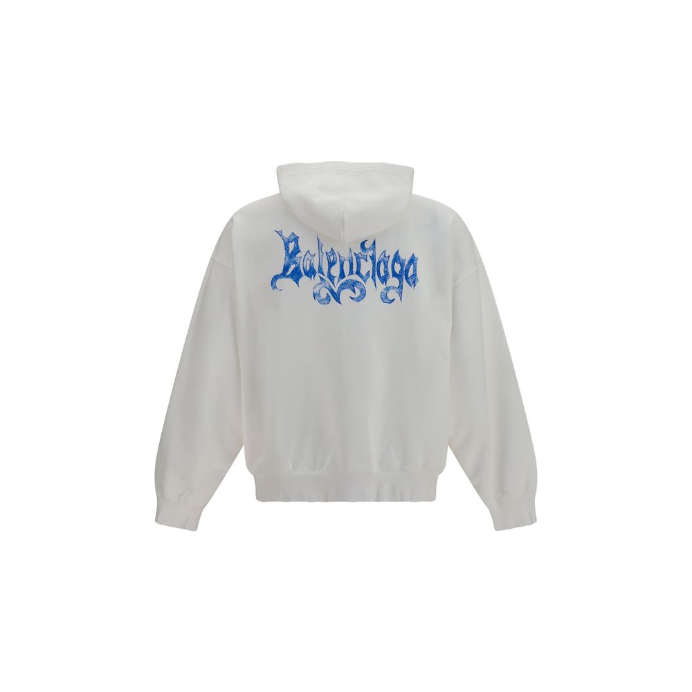 Balenciaga Weißes Baumwoll-Sweatshirt