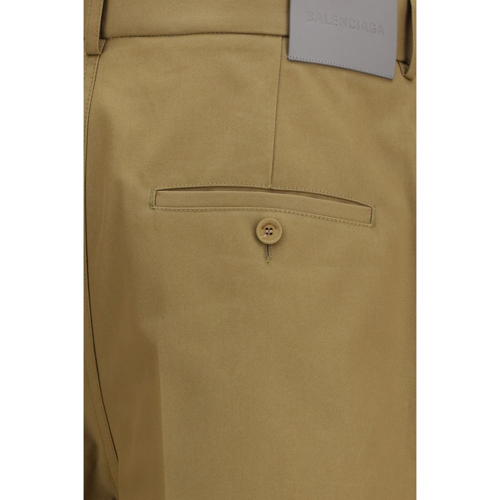 Balenciaga Beige Baumwoll-Chino-Hose