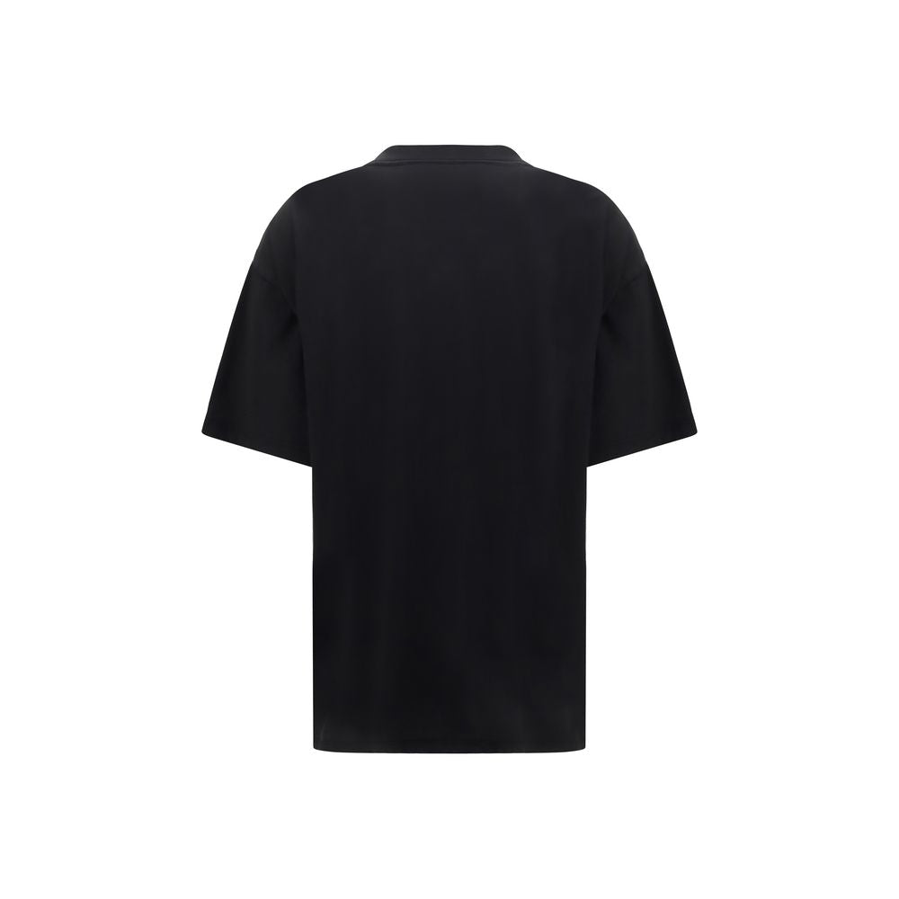 Balenciaga Schwarzes Baumwoll-T-Shirt