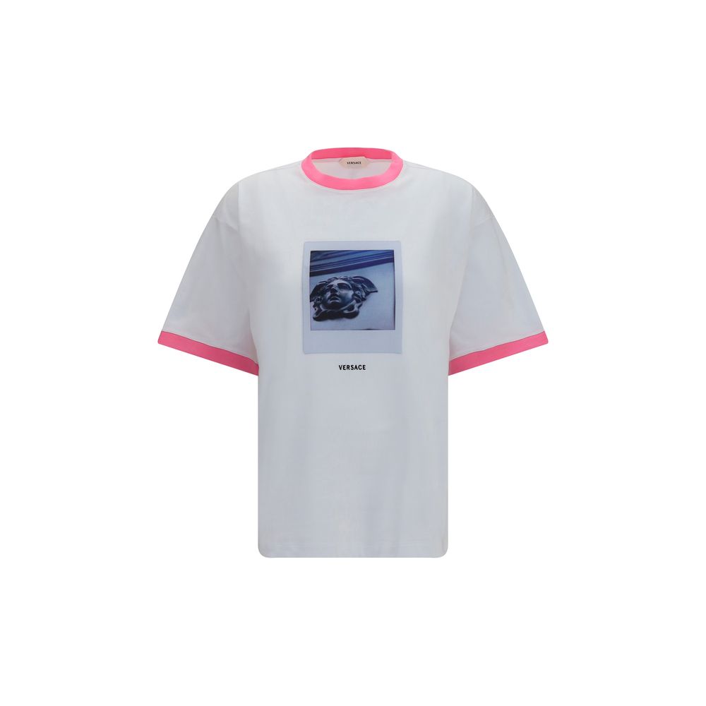 Versace Weißes Baumwoll-T-Shirt