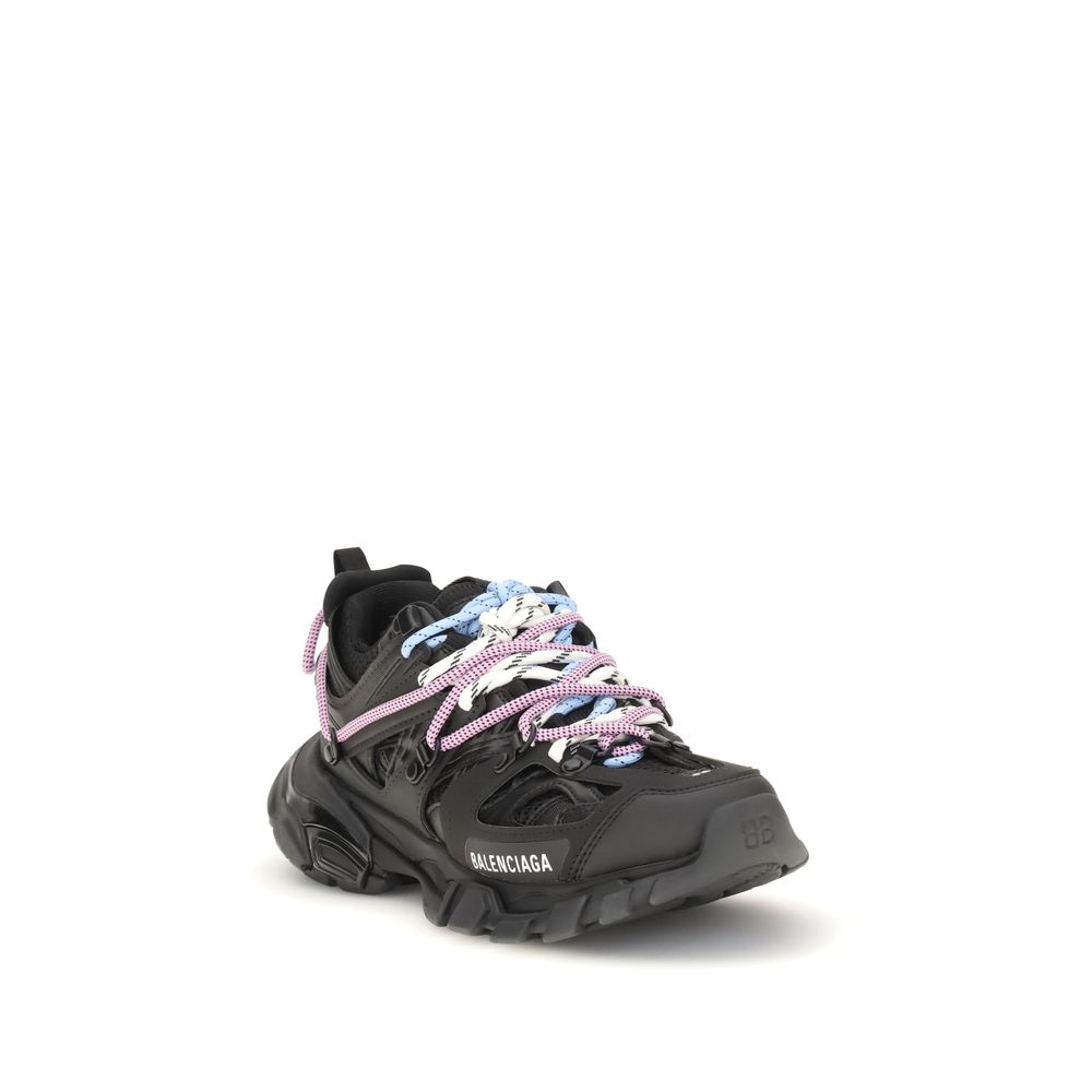 Balenciaga Schwarze Sneaker aus Polyester für sportliche Looks