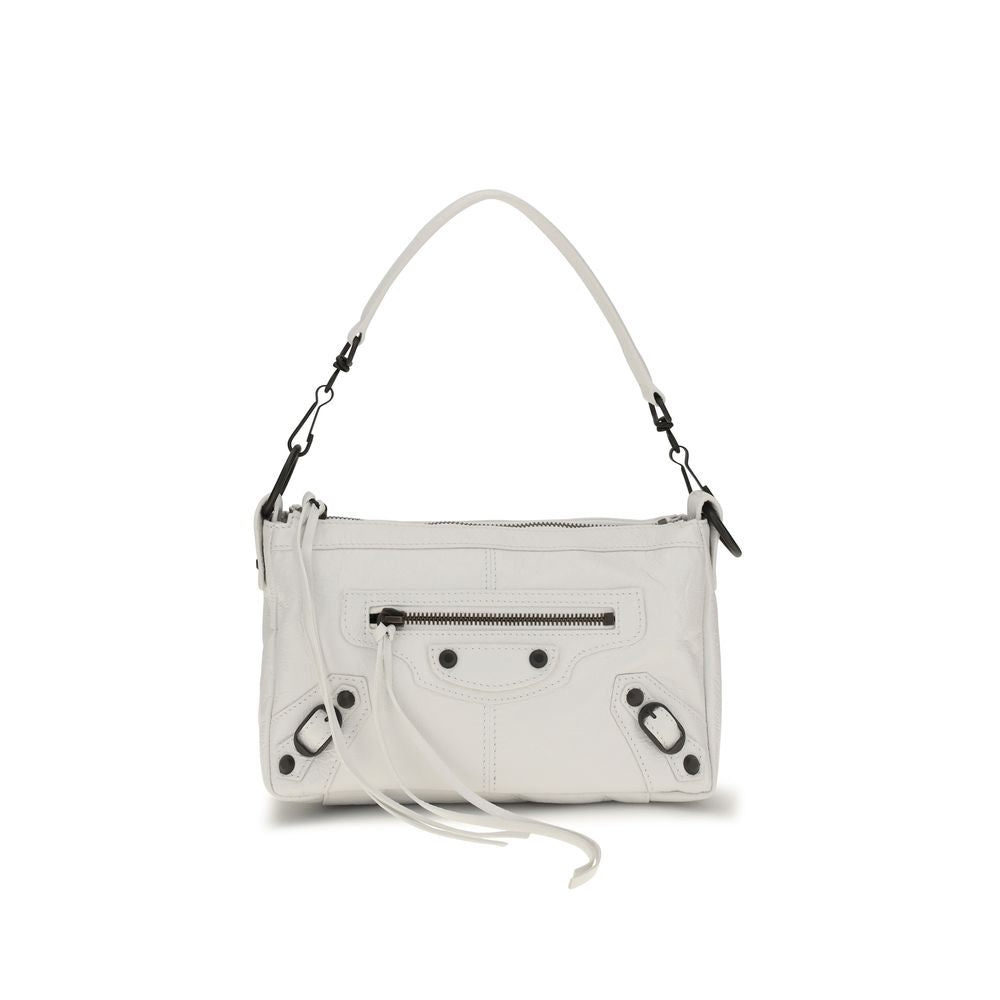 Balenciaga Weiße Kalbsleder Bos Taurus Handtasche