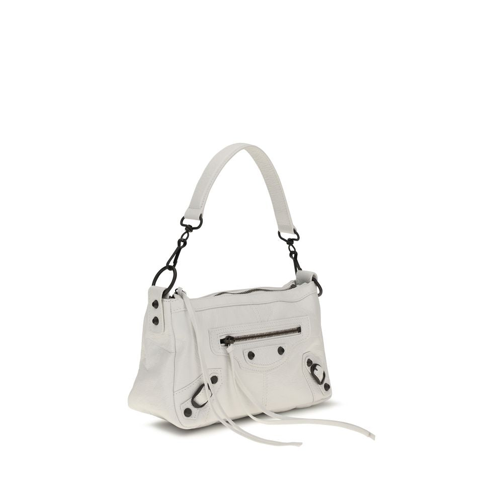 Balenciaga Weiße Kalbsleder Bos Taurus Handtasche