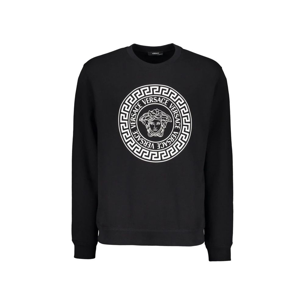 Versace Schwarzer Baumwoll-Sweatshirt