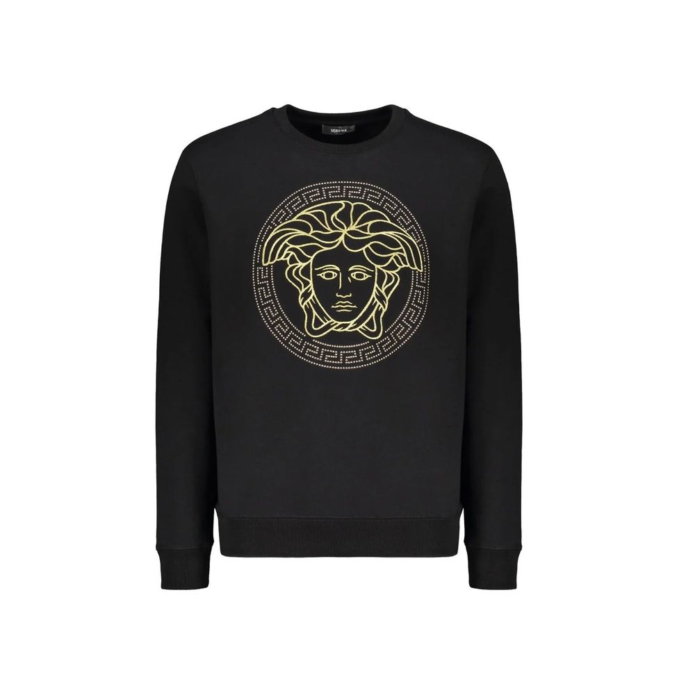 Versace Schwarzer Baumwoll-Sweatshirt