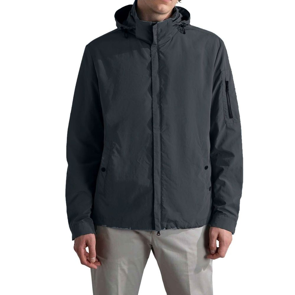 Paul & Shark Graue Jacke aus Nylon