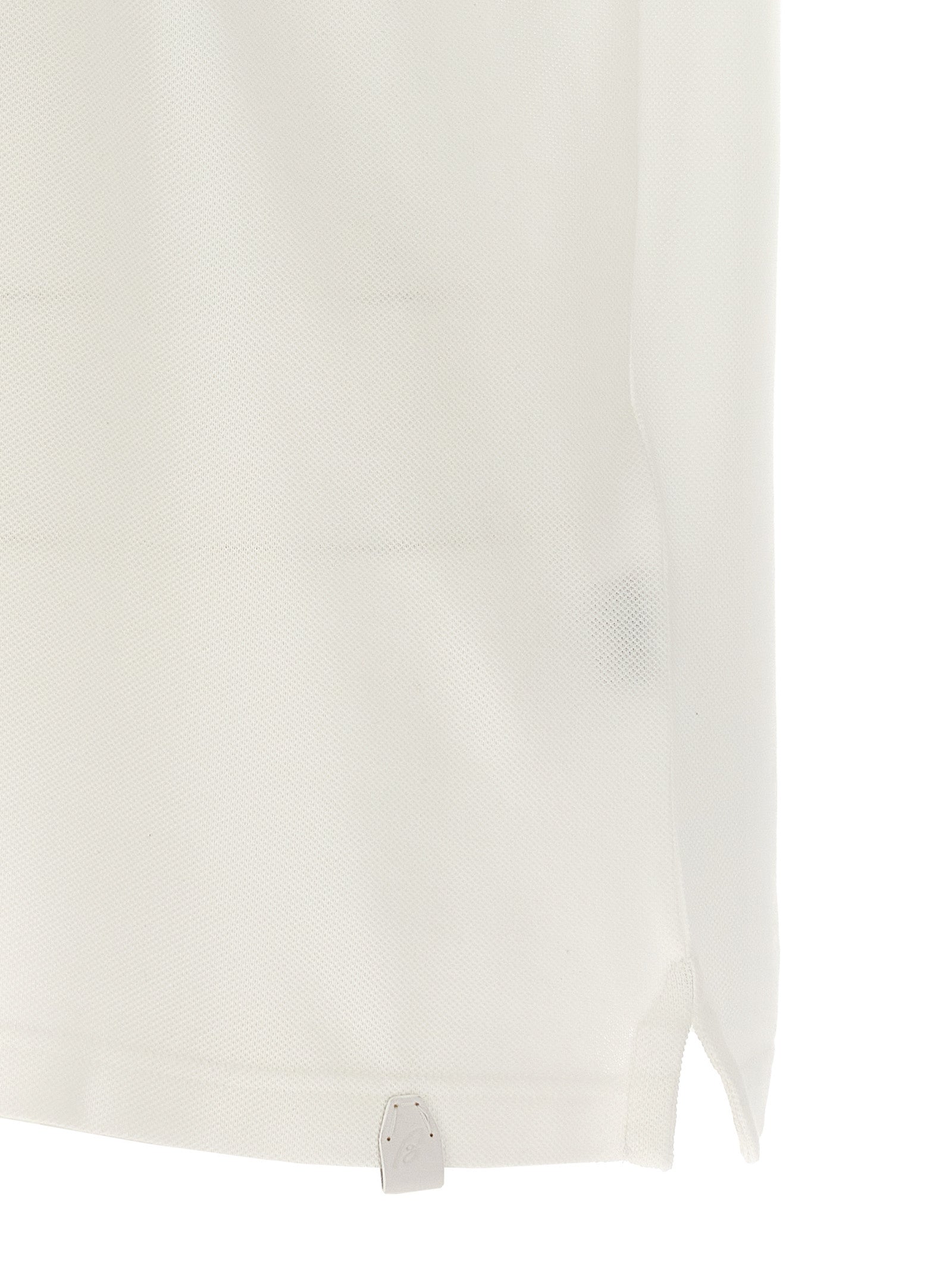 Brioni Weißes Poloshirt aus Baumwolle