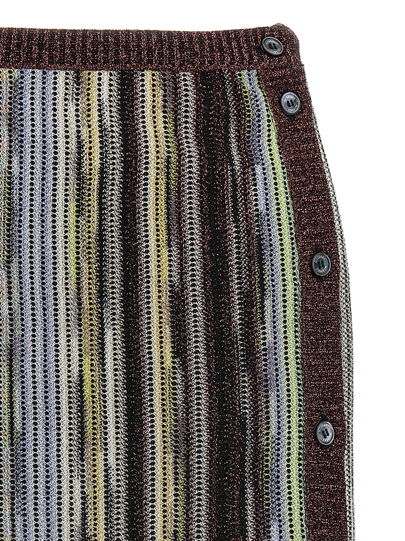 Missoni Mehrfarbiger Viskose-Maxirock