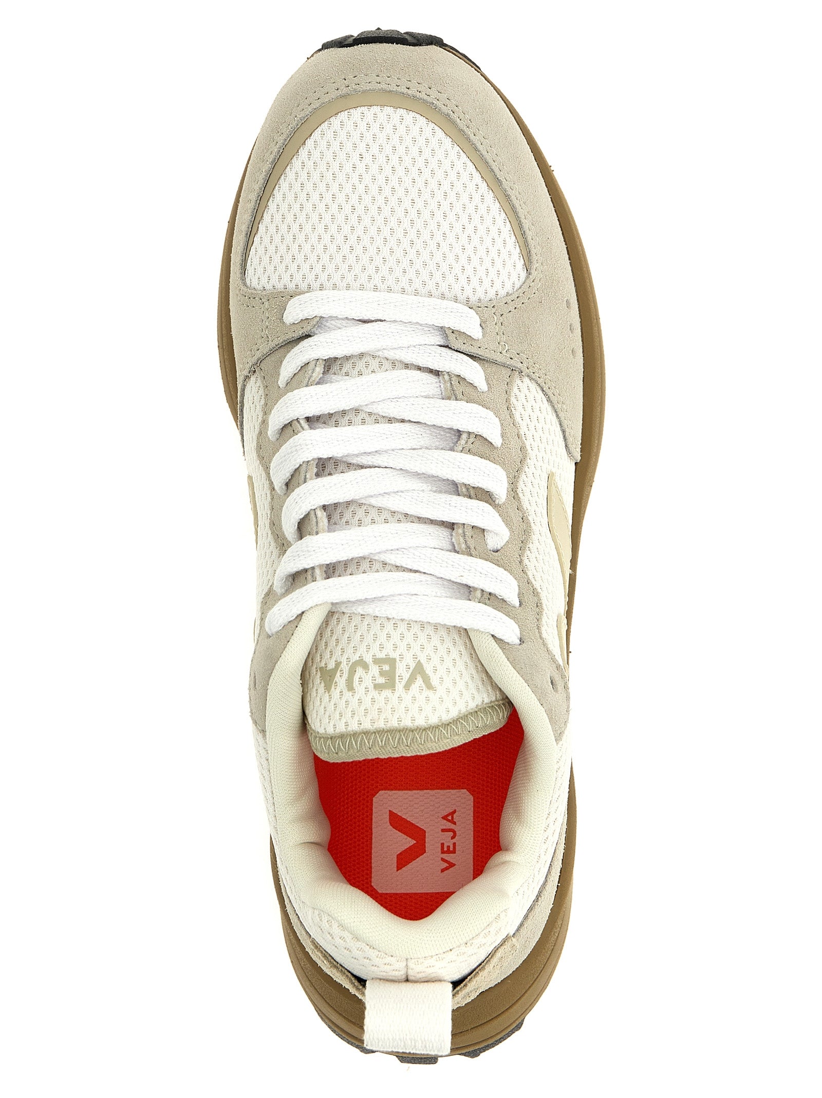 Veja Beige Sneaker aus recyceltem Polyester