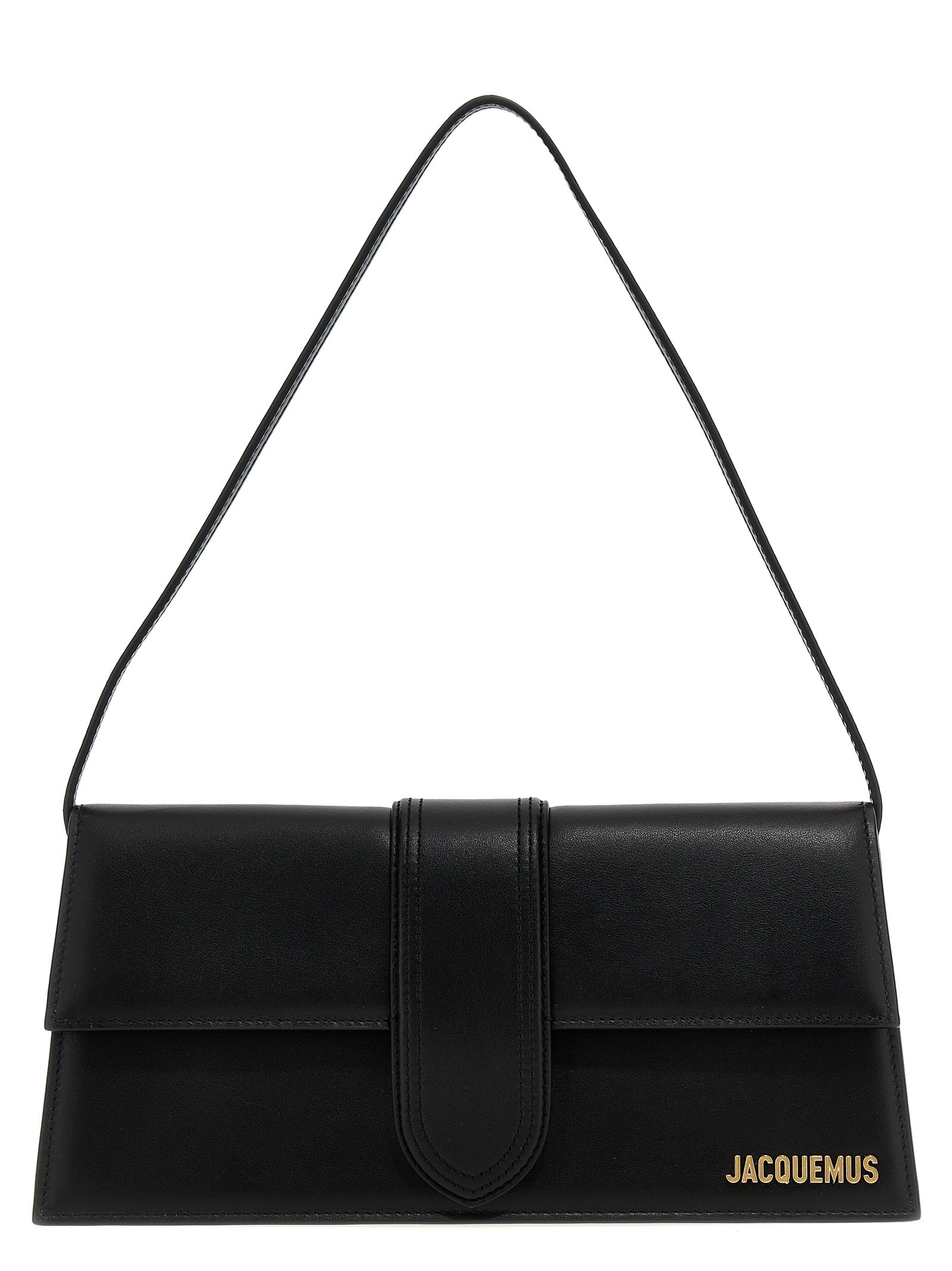 Jacquemus Schwarze Schultertasche aus Rindsleder