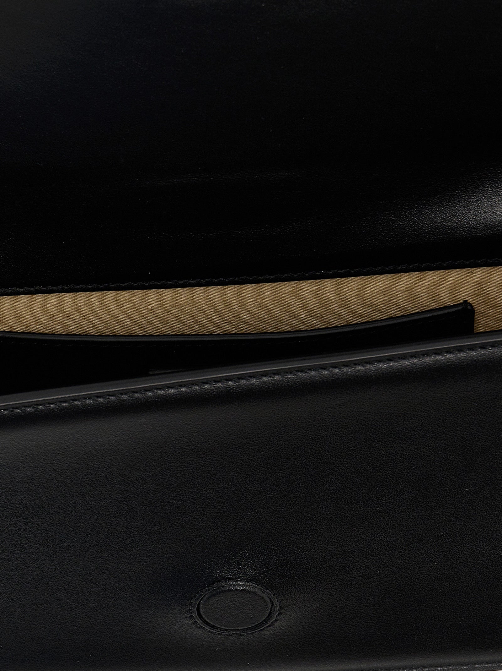 Jacquemus Schwarze Schultertasche aus Rindsleder