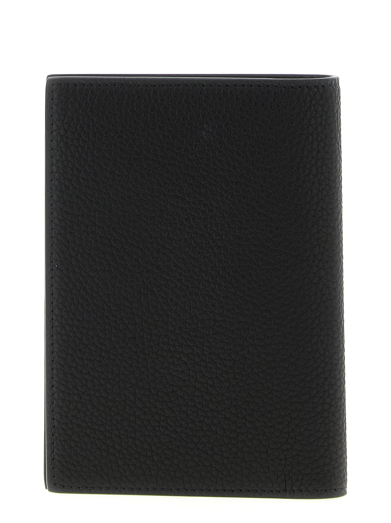 Tom Ford Schwarzes Kalbsleder Portemonnaie