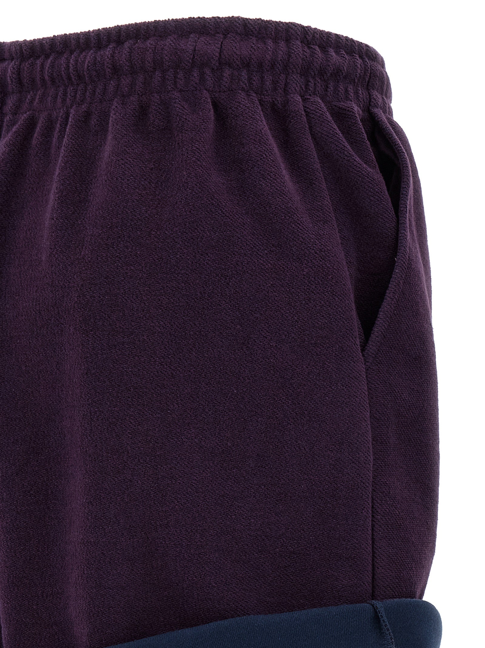 The Attico Lila Baumwoll-Bermudashorts