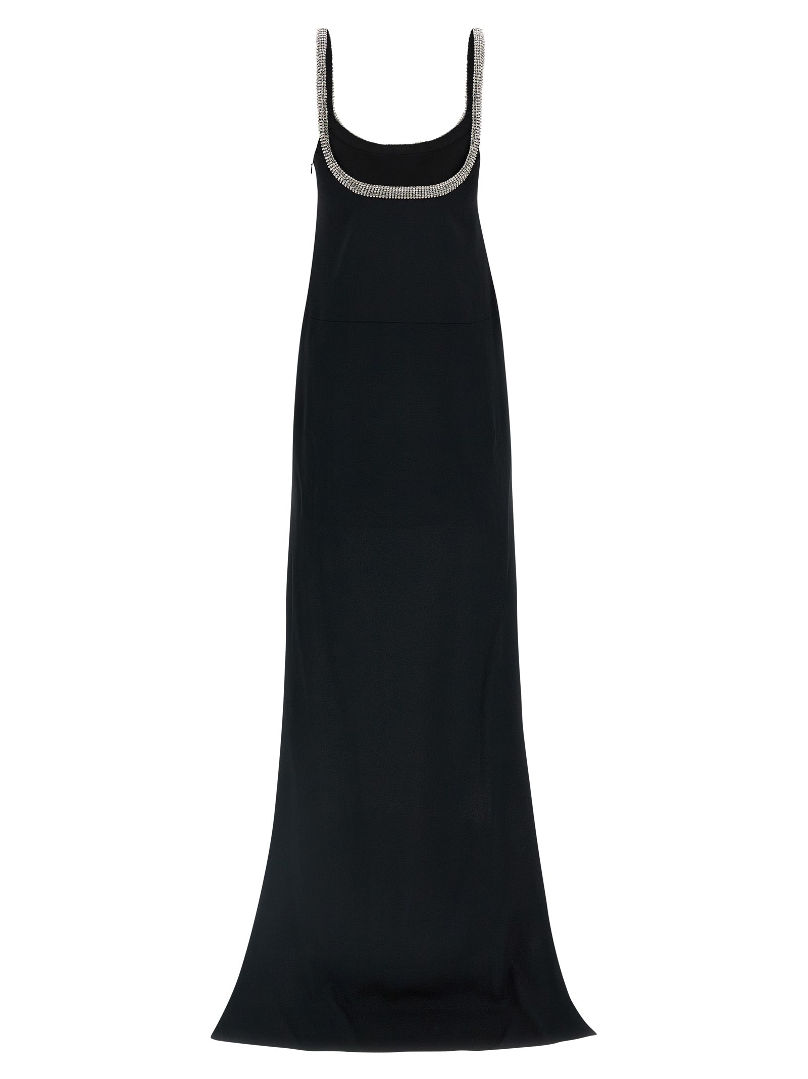 Tom Ford Langes Schwarzes Kleid aus Acetat