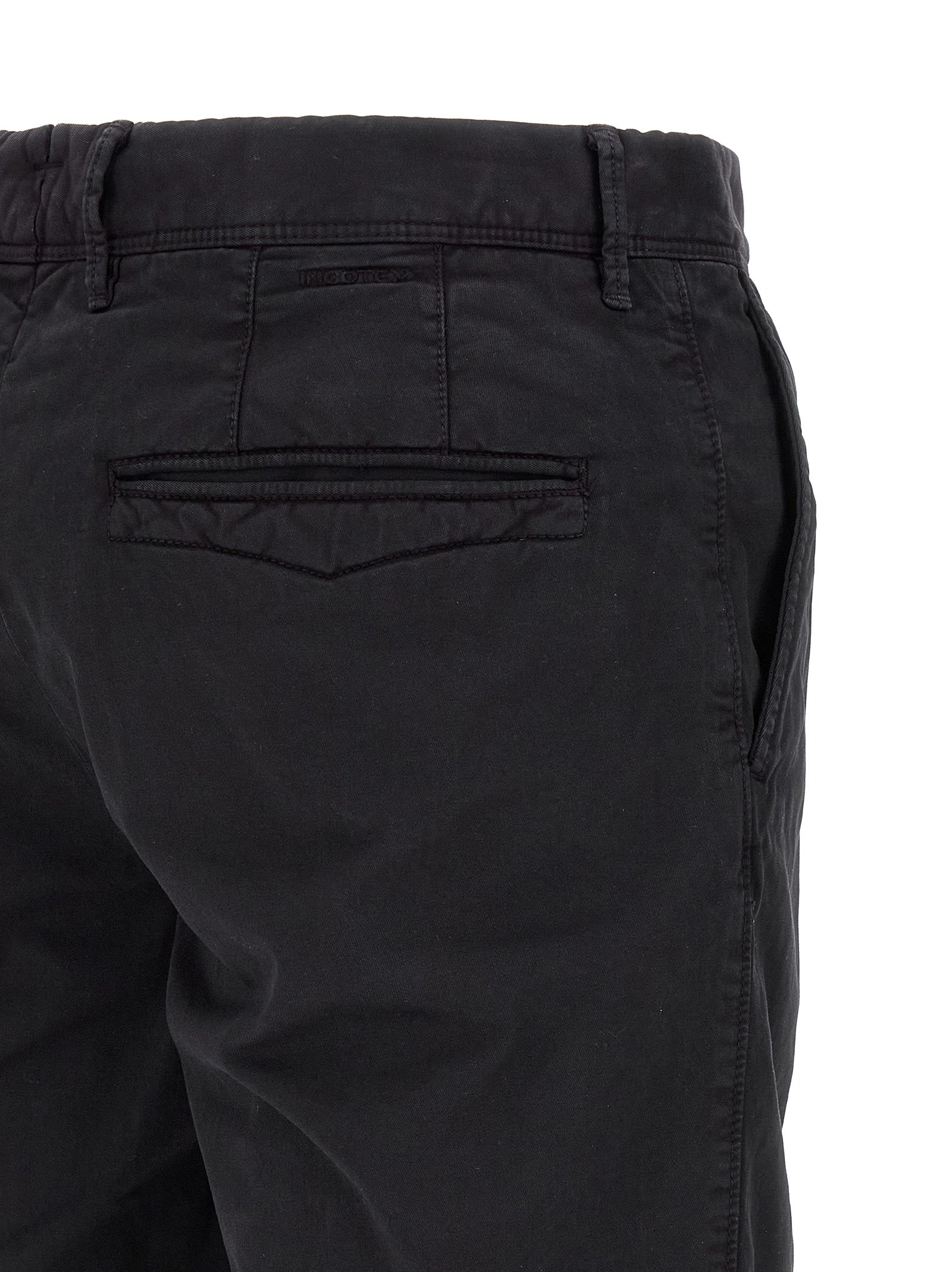 Incotex Blaue Baumwoll-Bermudashorts
